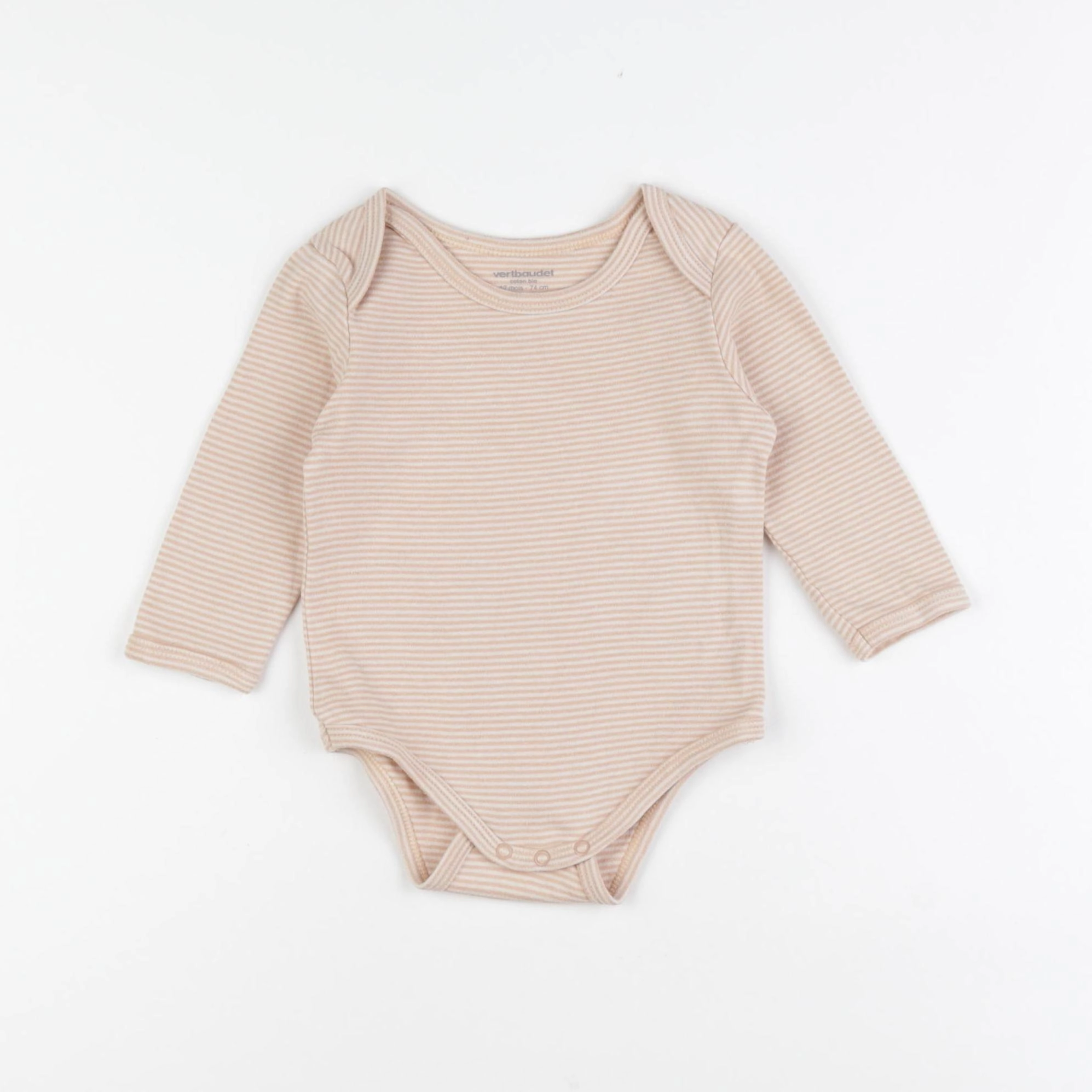 Vertbaudet - body marron - 12 mois