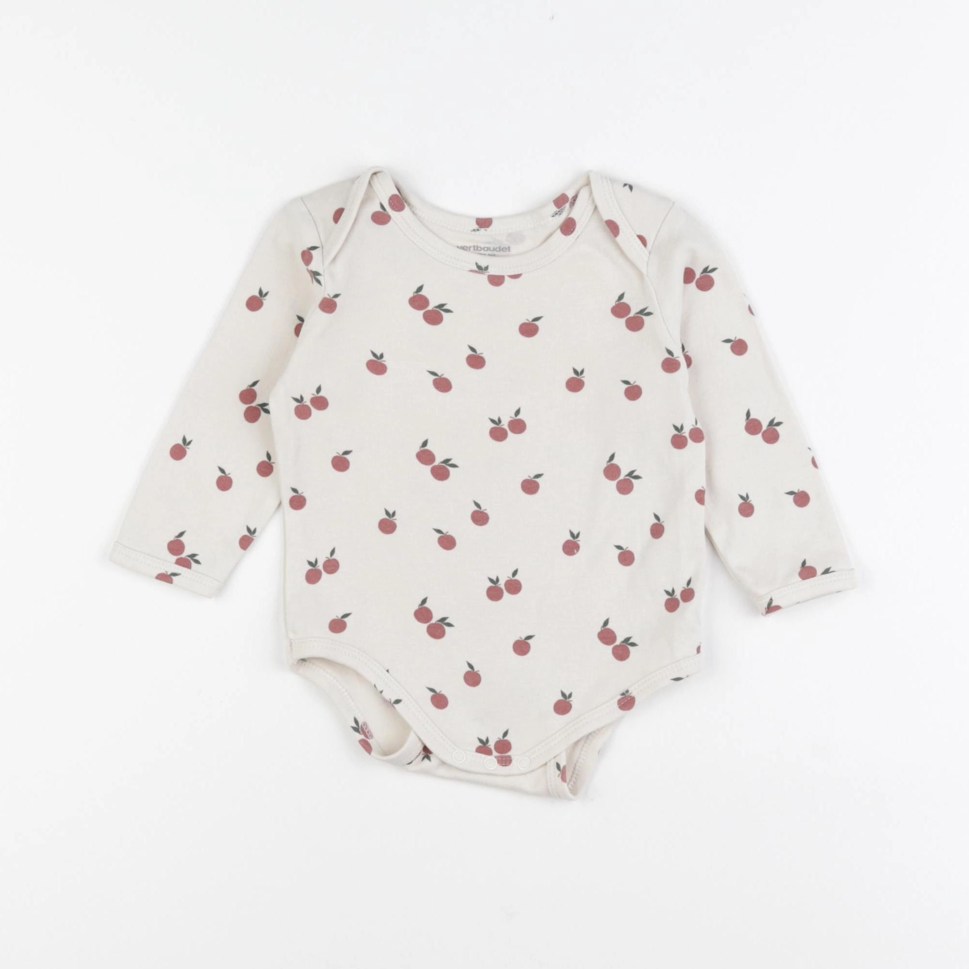 Vertbaudet - body beige - 12 mois