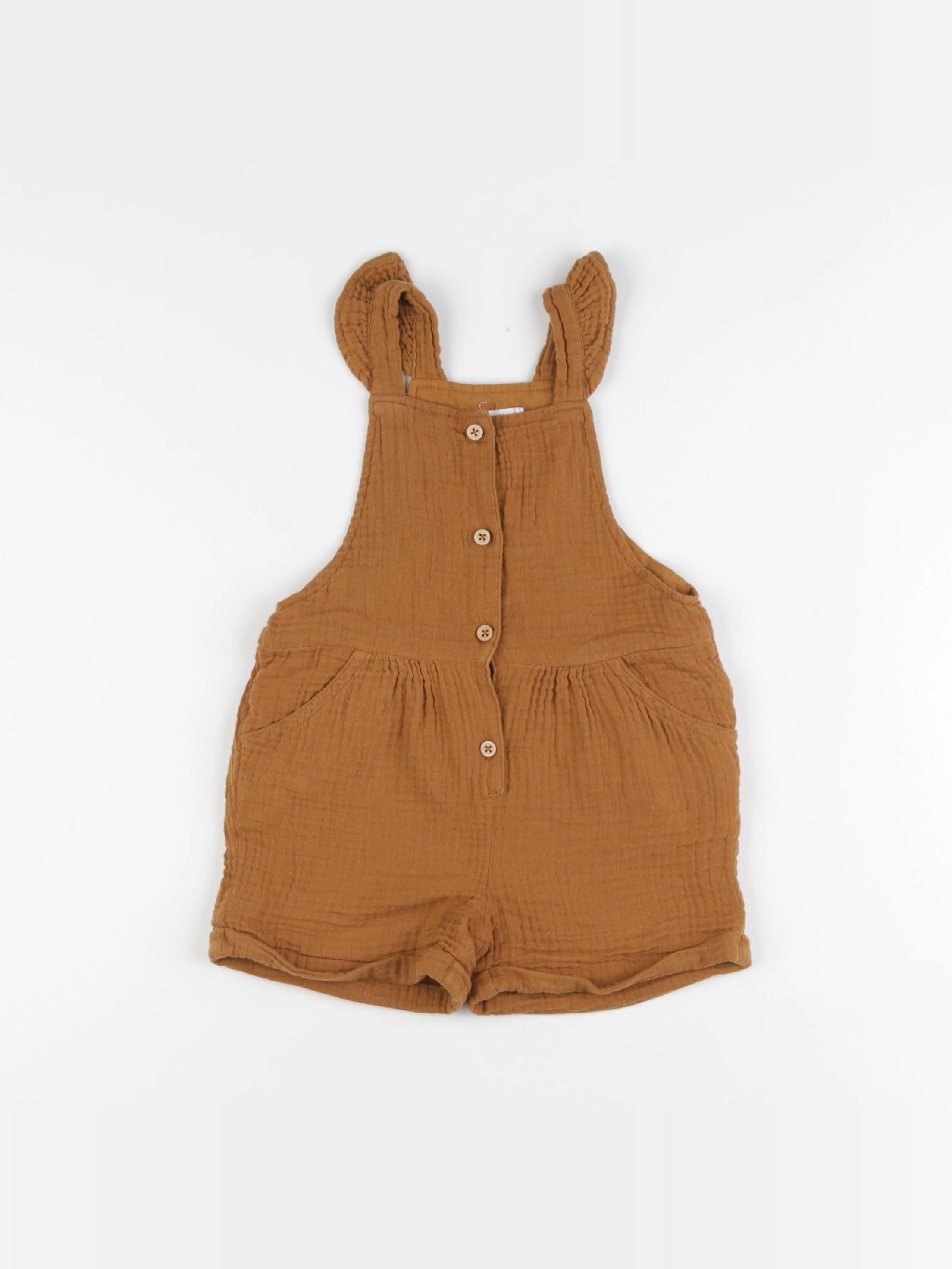 Monoprix - salopette marron - 36 mois