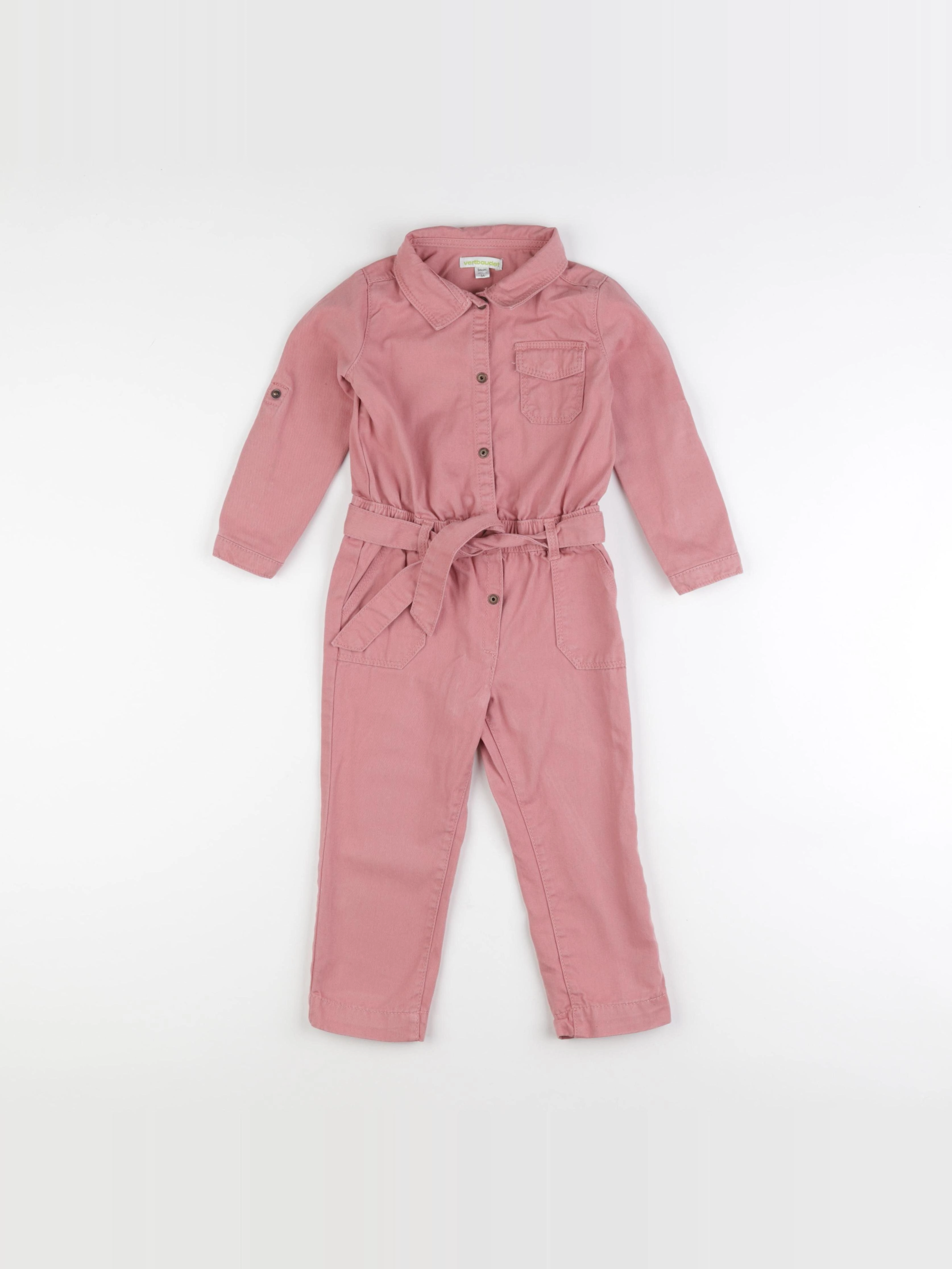 Vertbaudet - combinaison rose - 3 ans