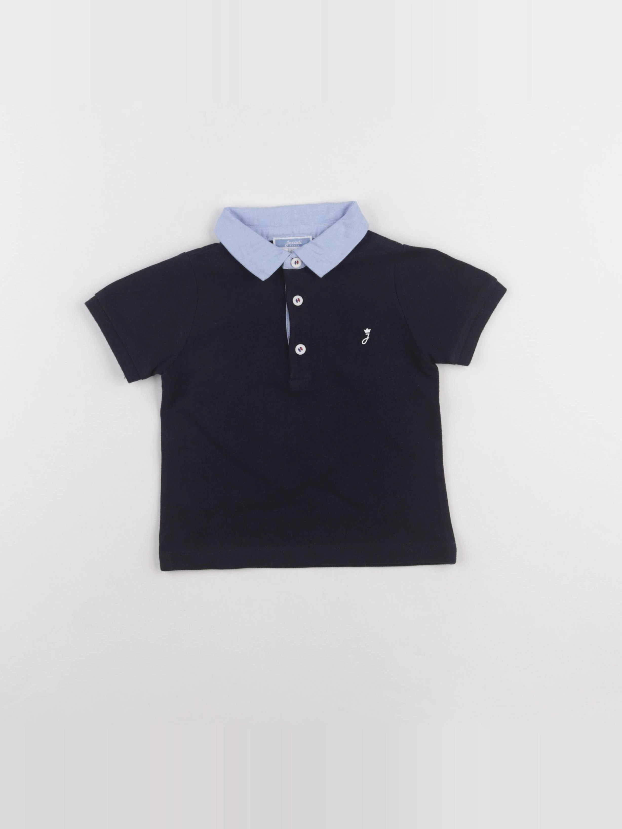 Jacadi - polo bleu - 24 mois