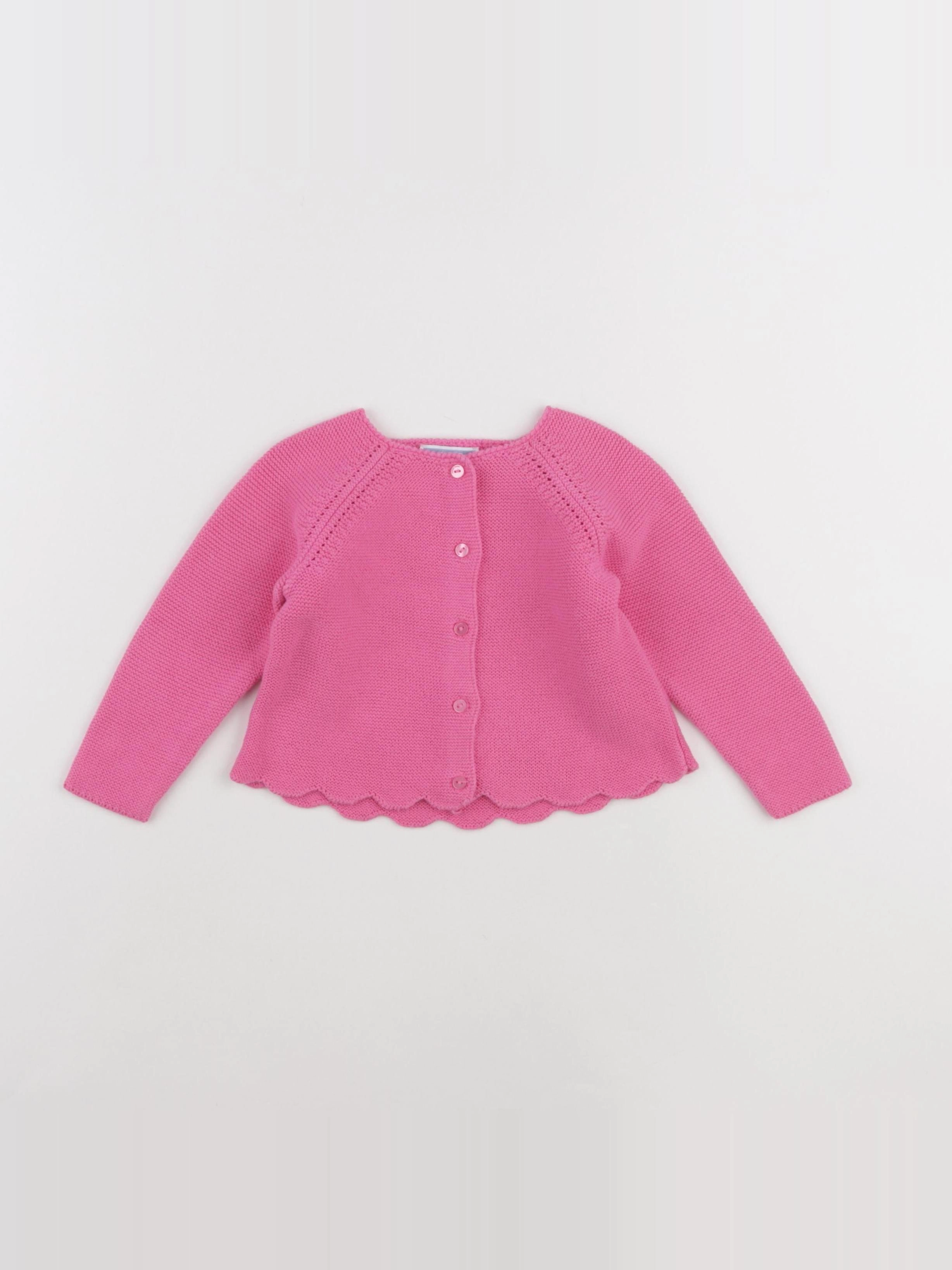 Jacadi - gilet rose - 18 mois
