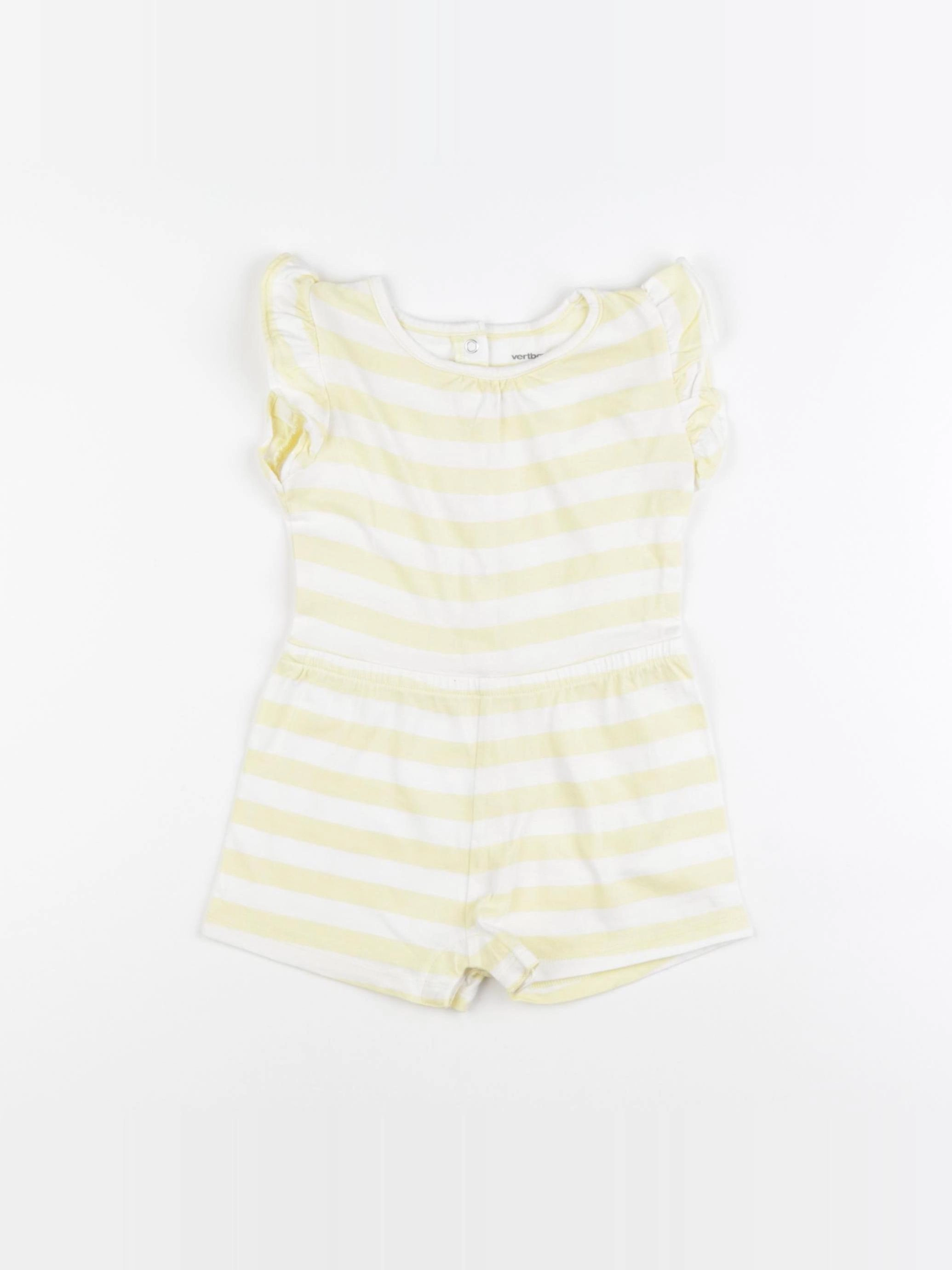 Vertbaudet - combinaison jaune - 9 mois