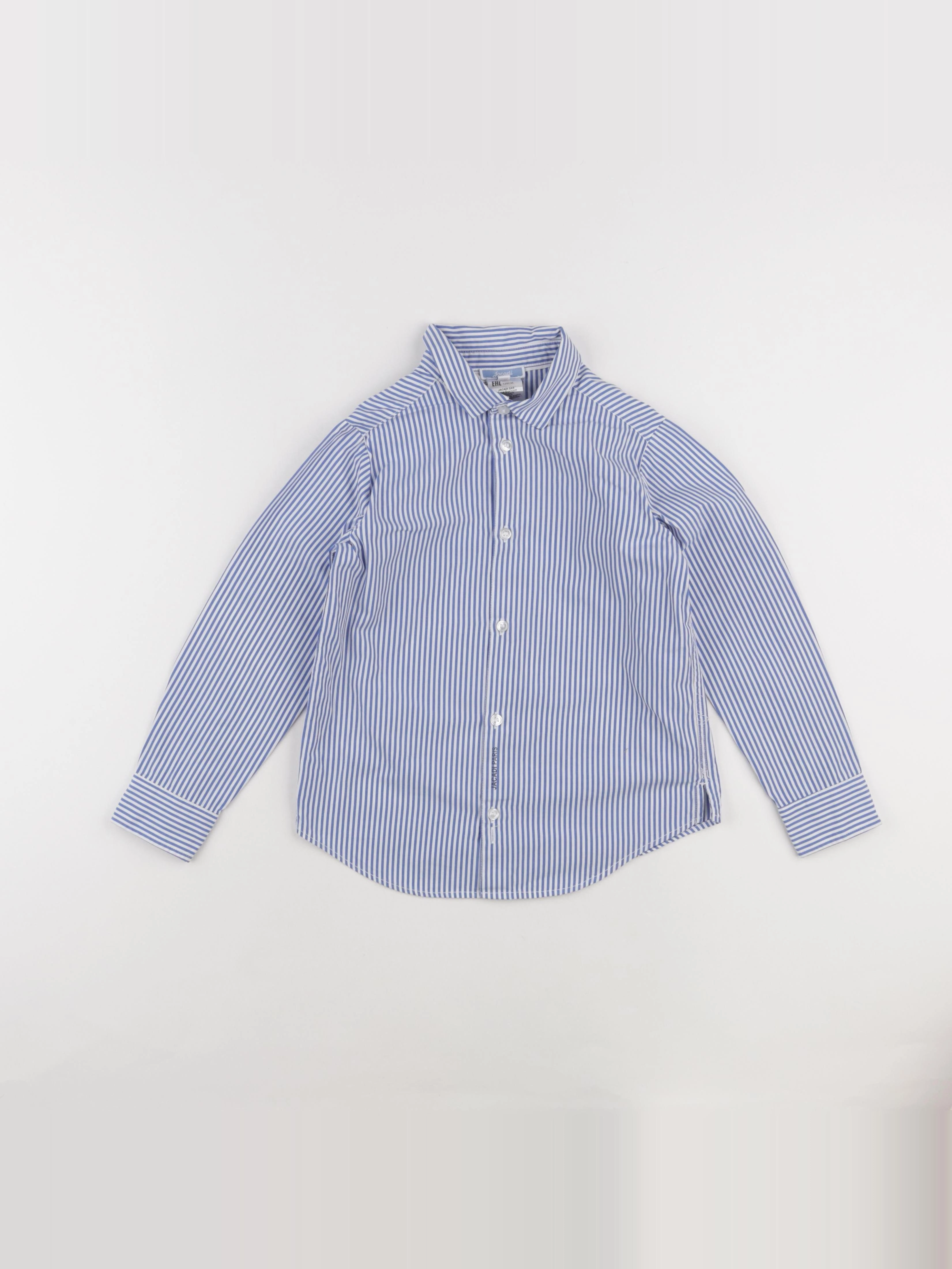 Jacadi - chemise bleu, blanc - 8 ans