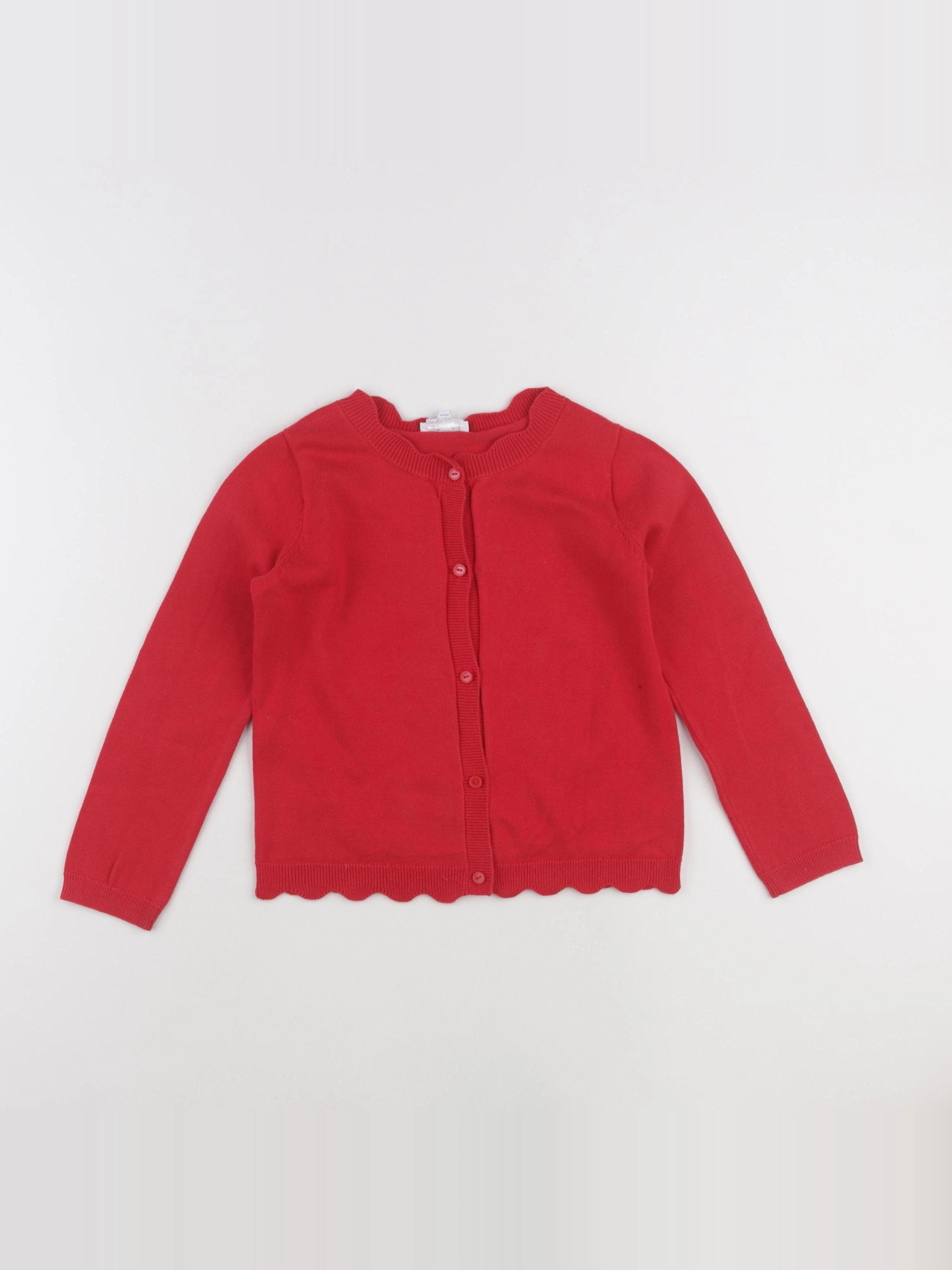 Jacadi - gilet rouge - 6 ans