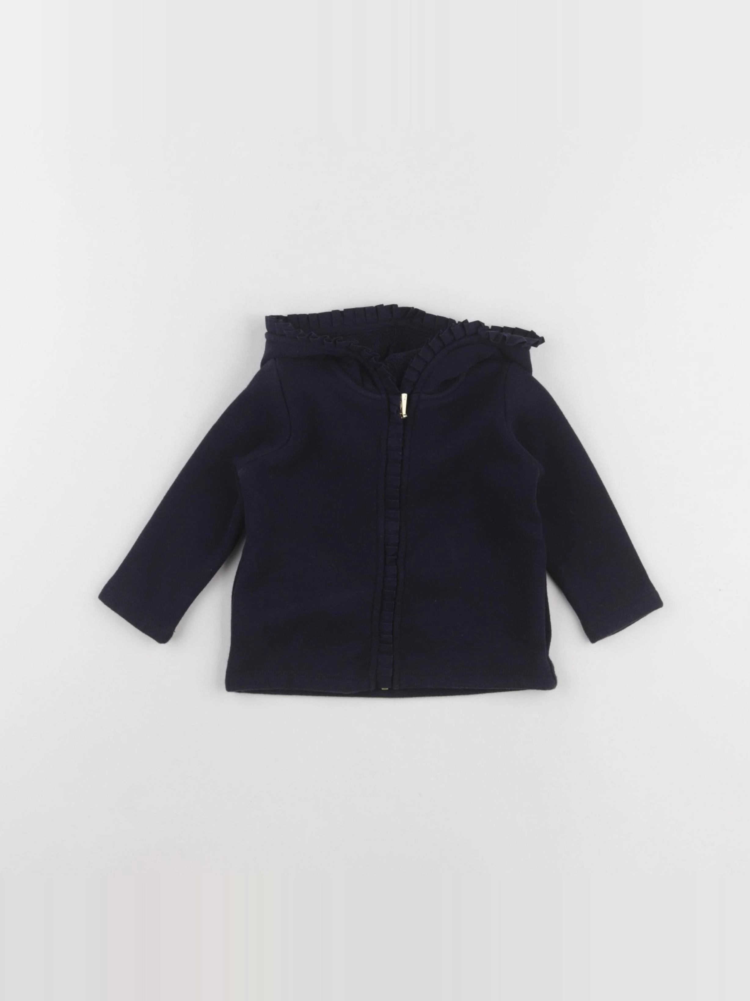 Jacadi - sweat bleu - 12 mois