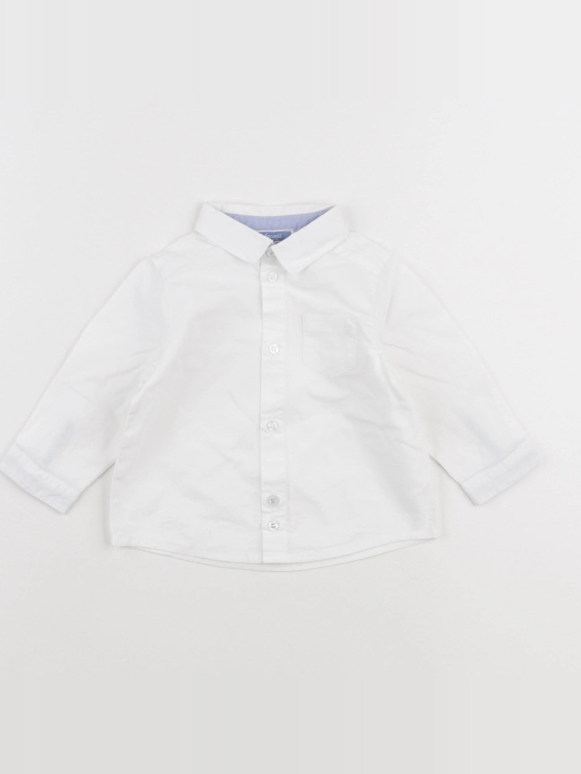 Jacadi - chemise blanc - 6 mois