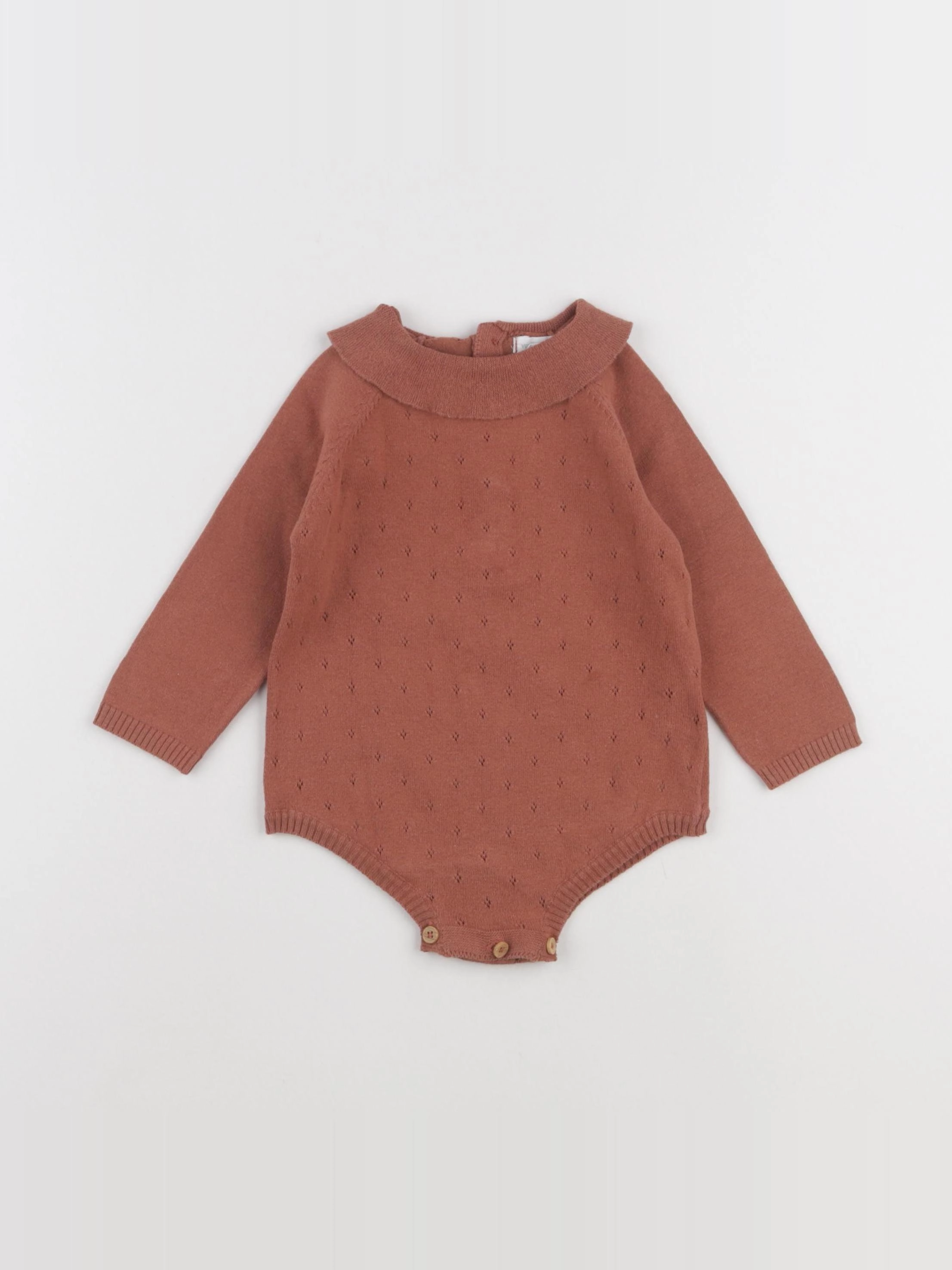 Vertbaudet - combinaison rouge - 12 mois