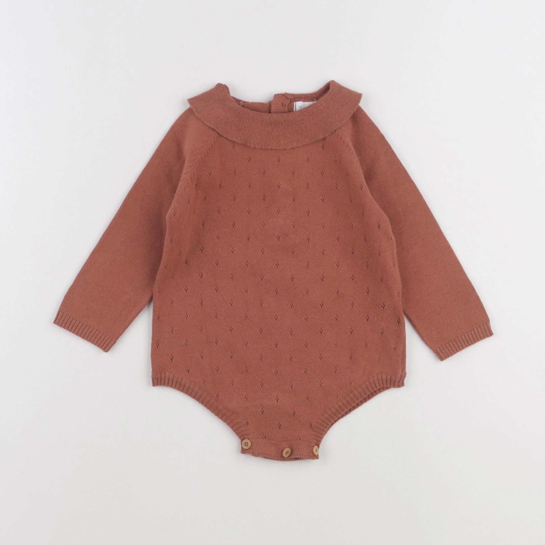 Vertbaudet - combinaison rouge - 12 mois