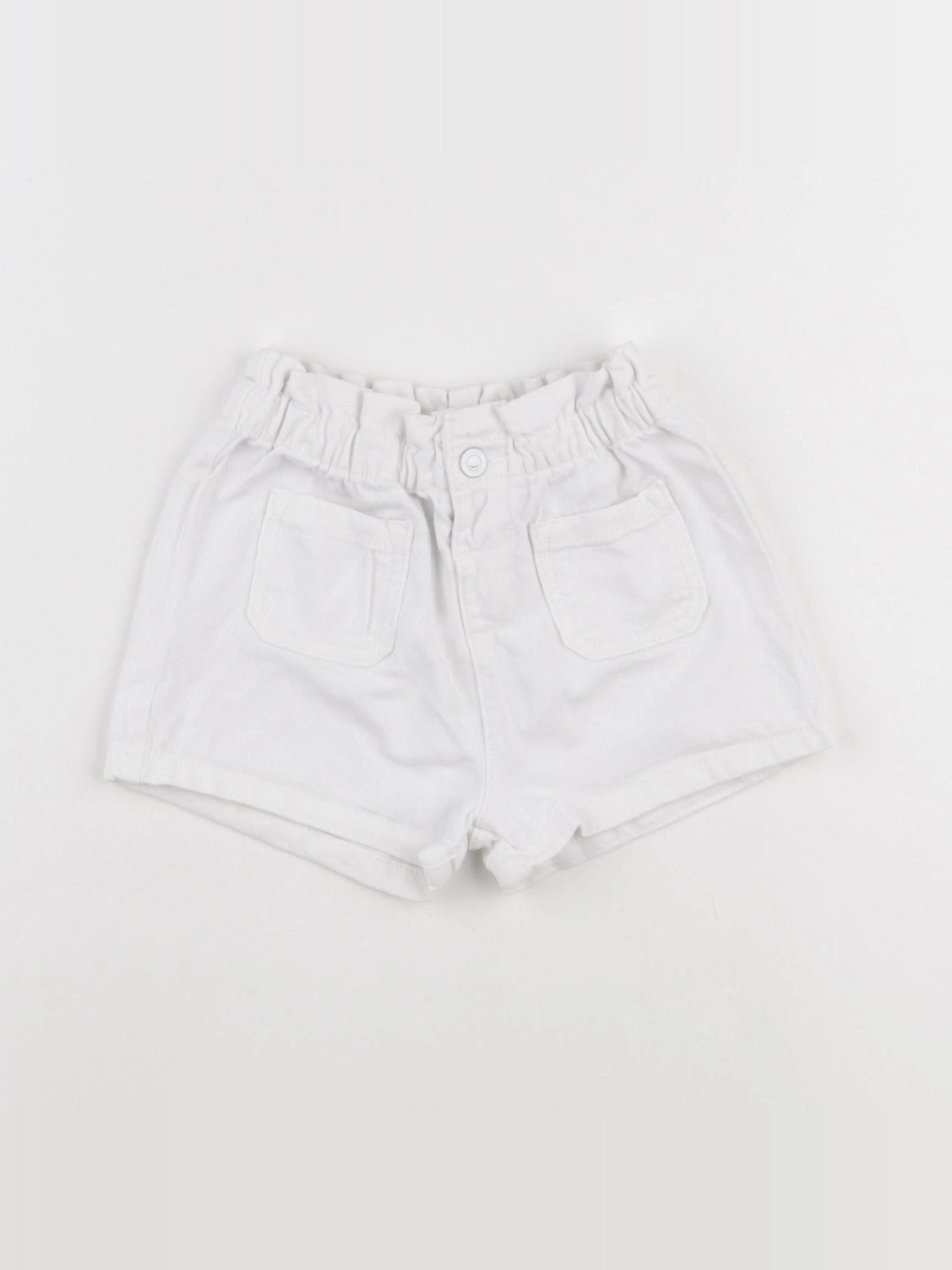 Vertbaudet - short blanc - 2 ans