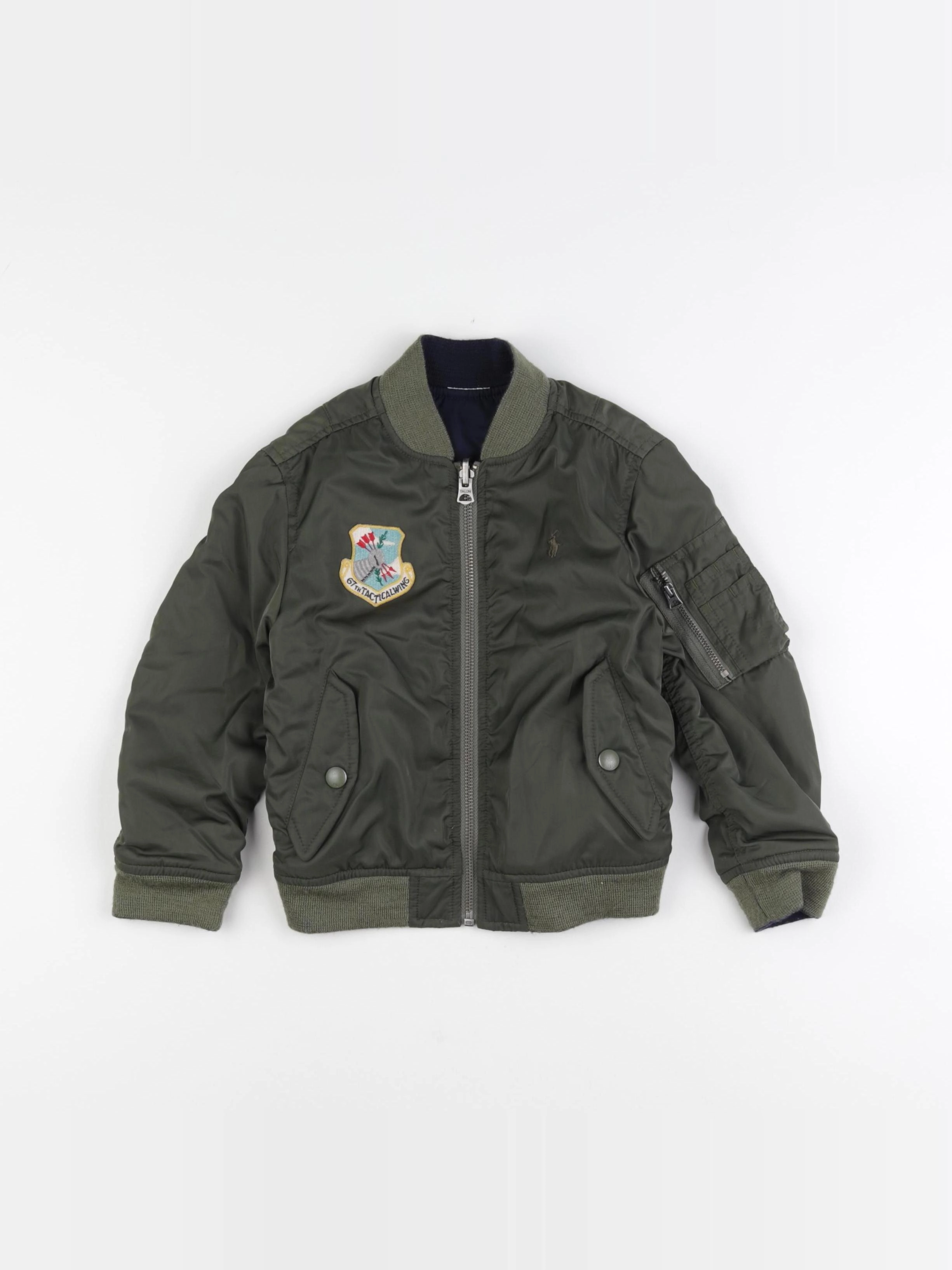 Ralph Lauren - veste réversible vert - 3 ans