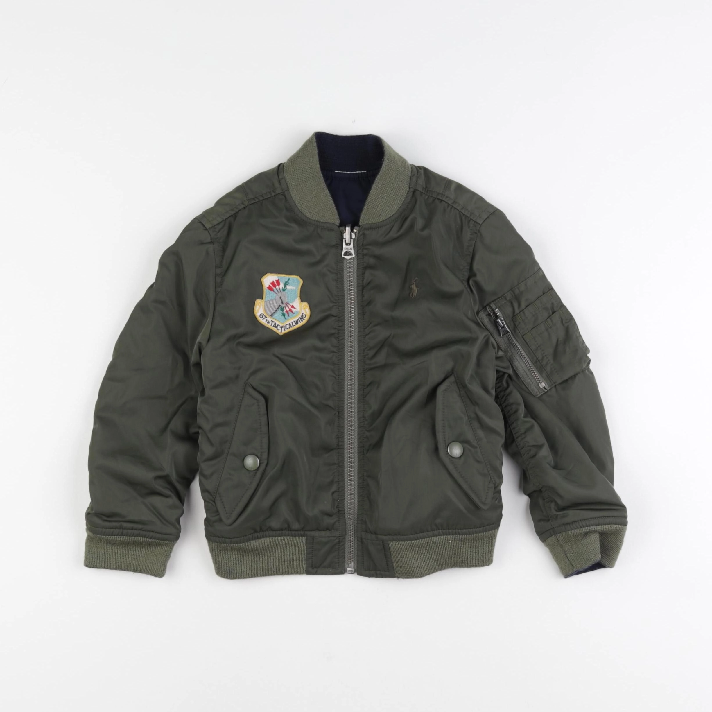 Ralph Lauren - veste réversible vert - 3 ans