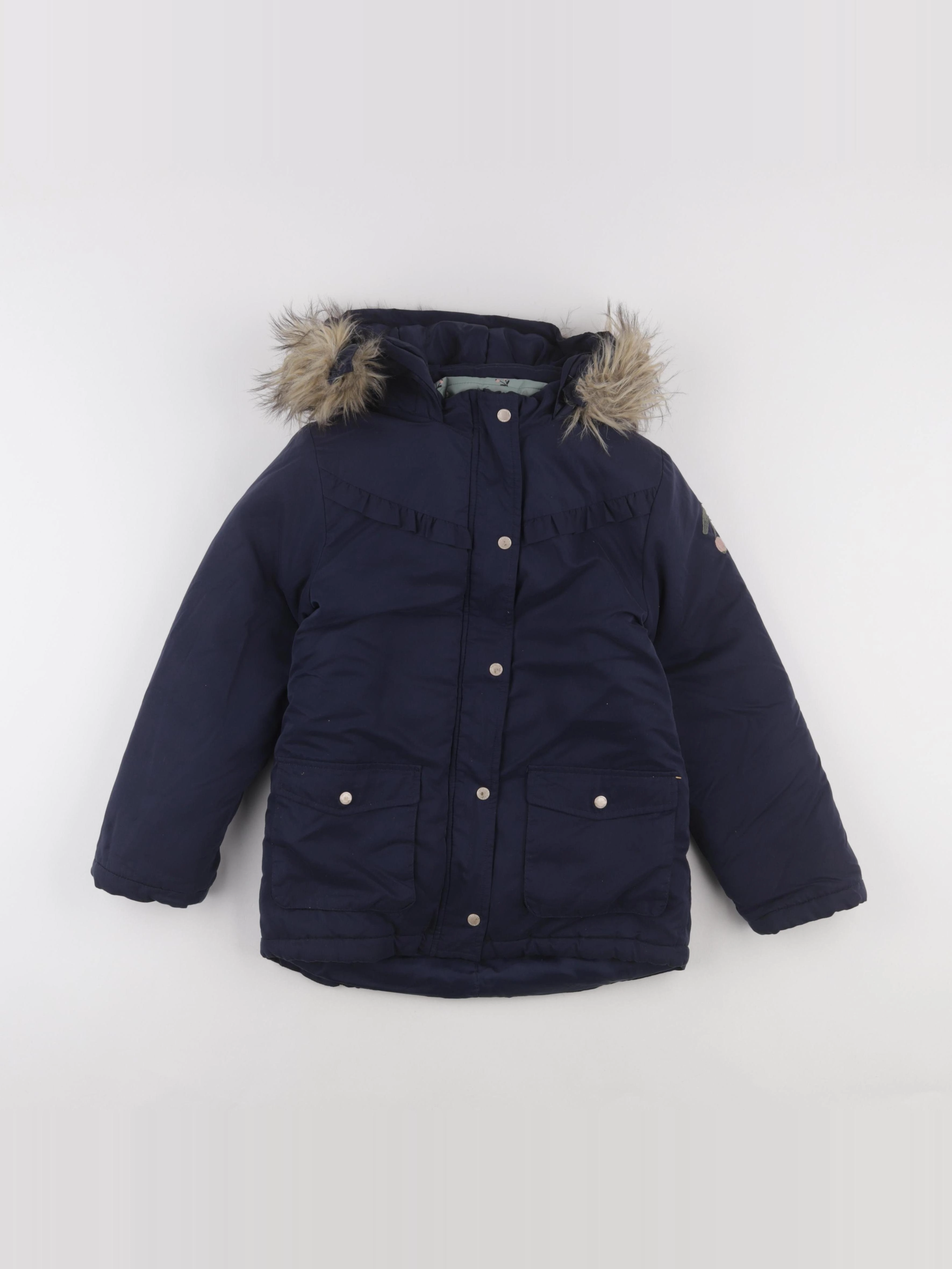 Vertbaudet - manteau bleu - 9 ans