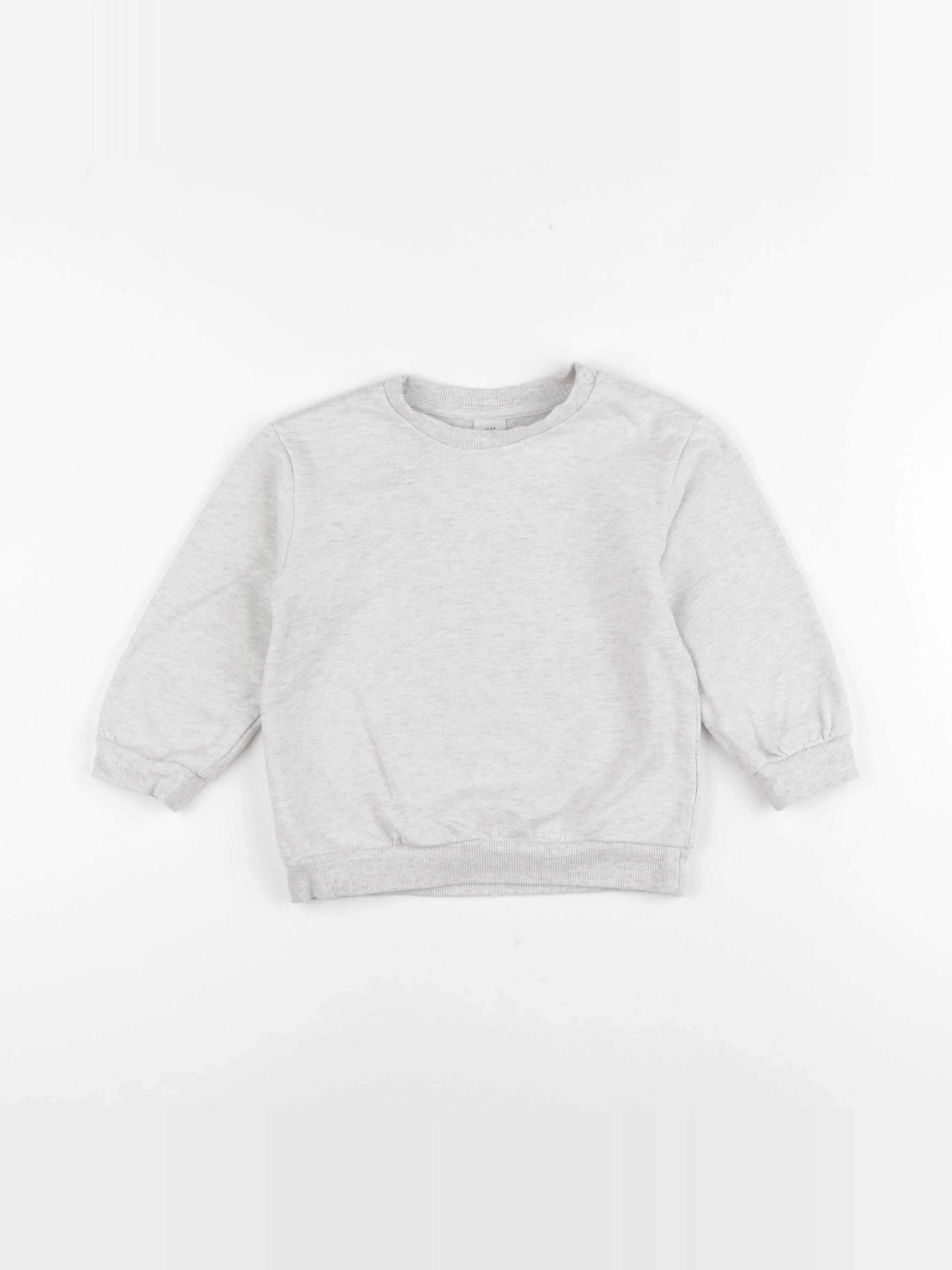 H&M - sweat beige - 18/24 mois