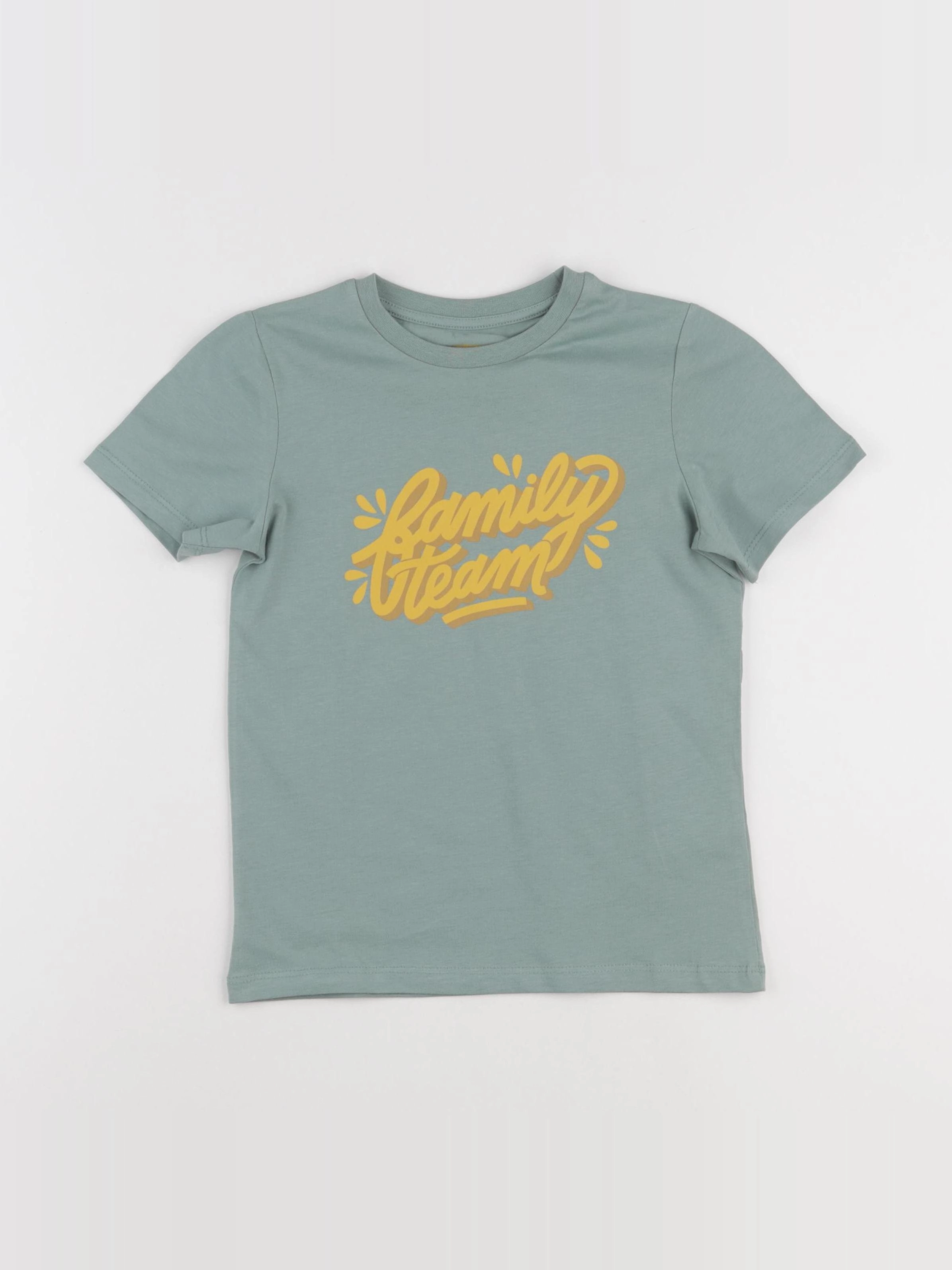 Vertbaudet - tee-shirt vert - 6 ans