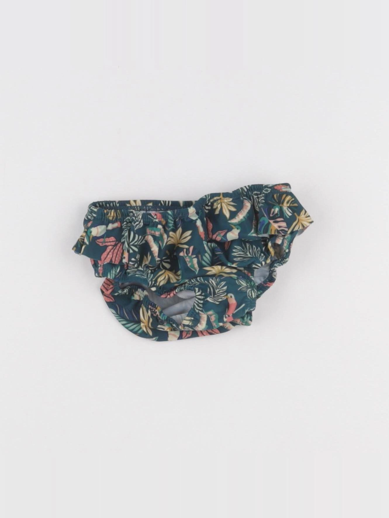 Vertbaudet - maillot de bain vert - 3 ans
