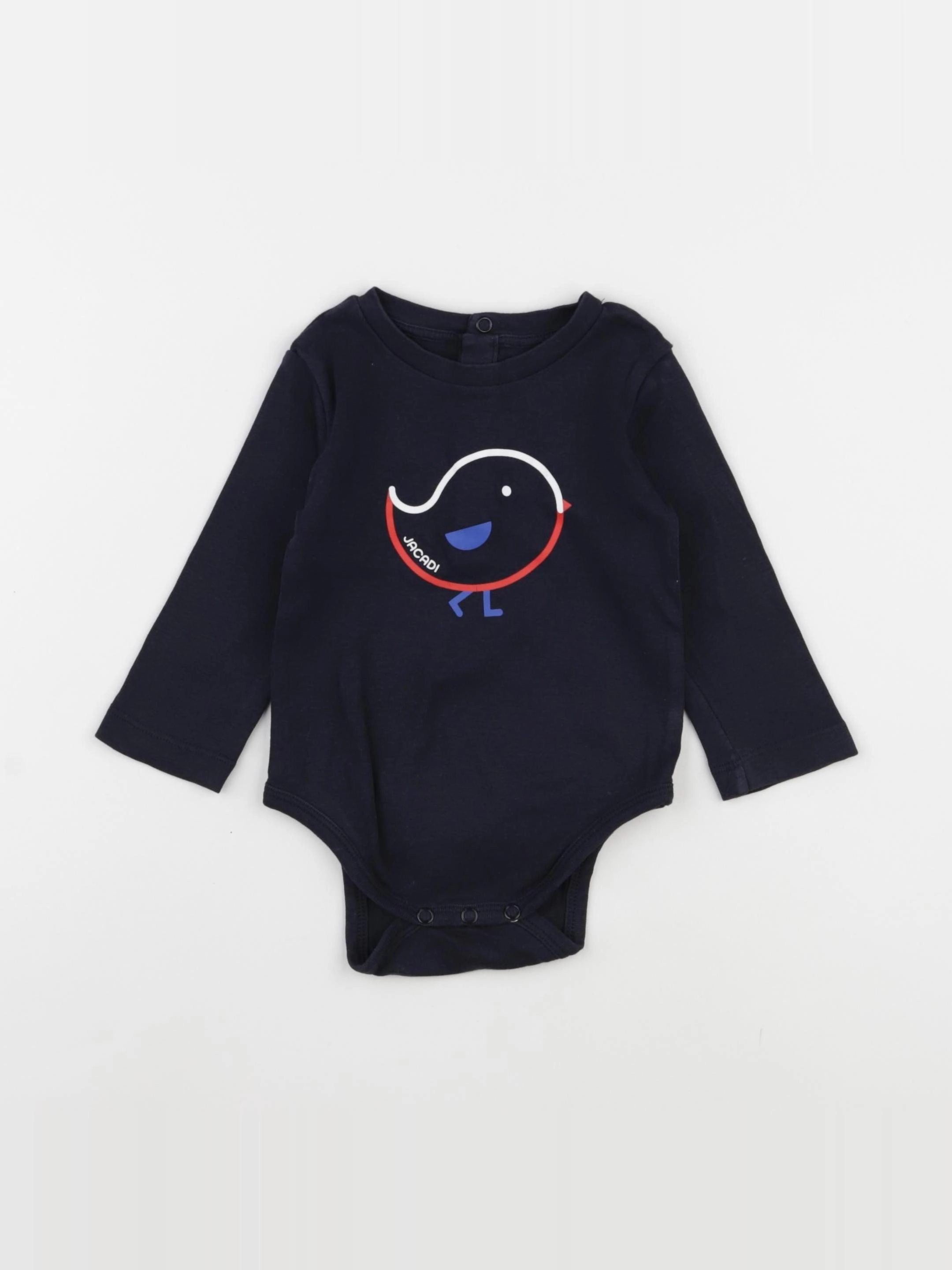 Jacadi - body bleu - 12 mois