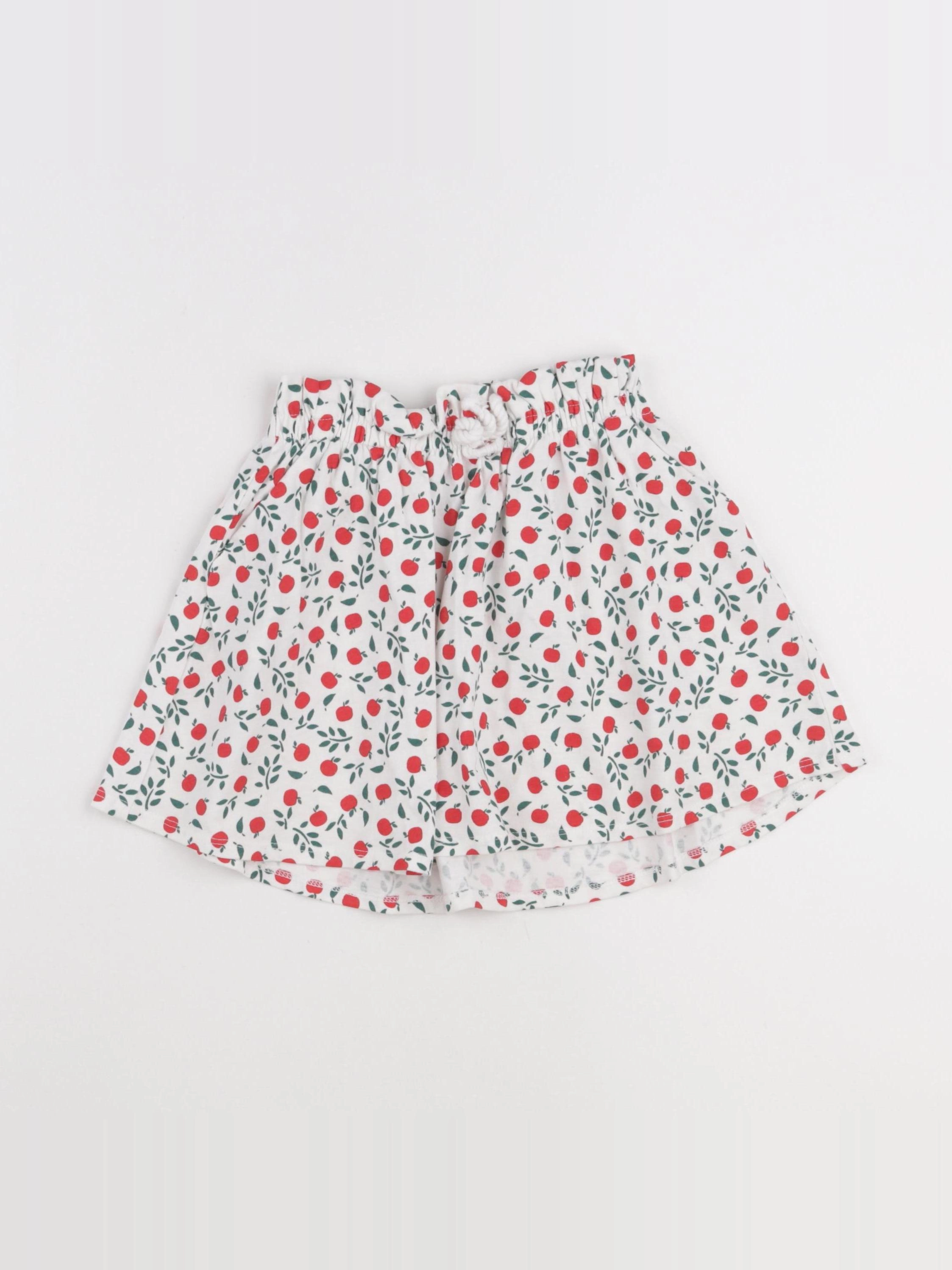 Vertbaudet - jupe rouge - 4 ans