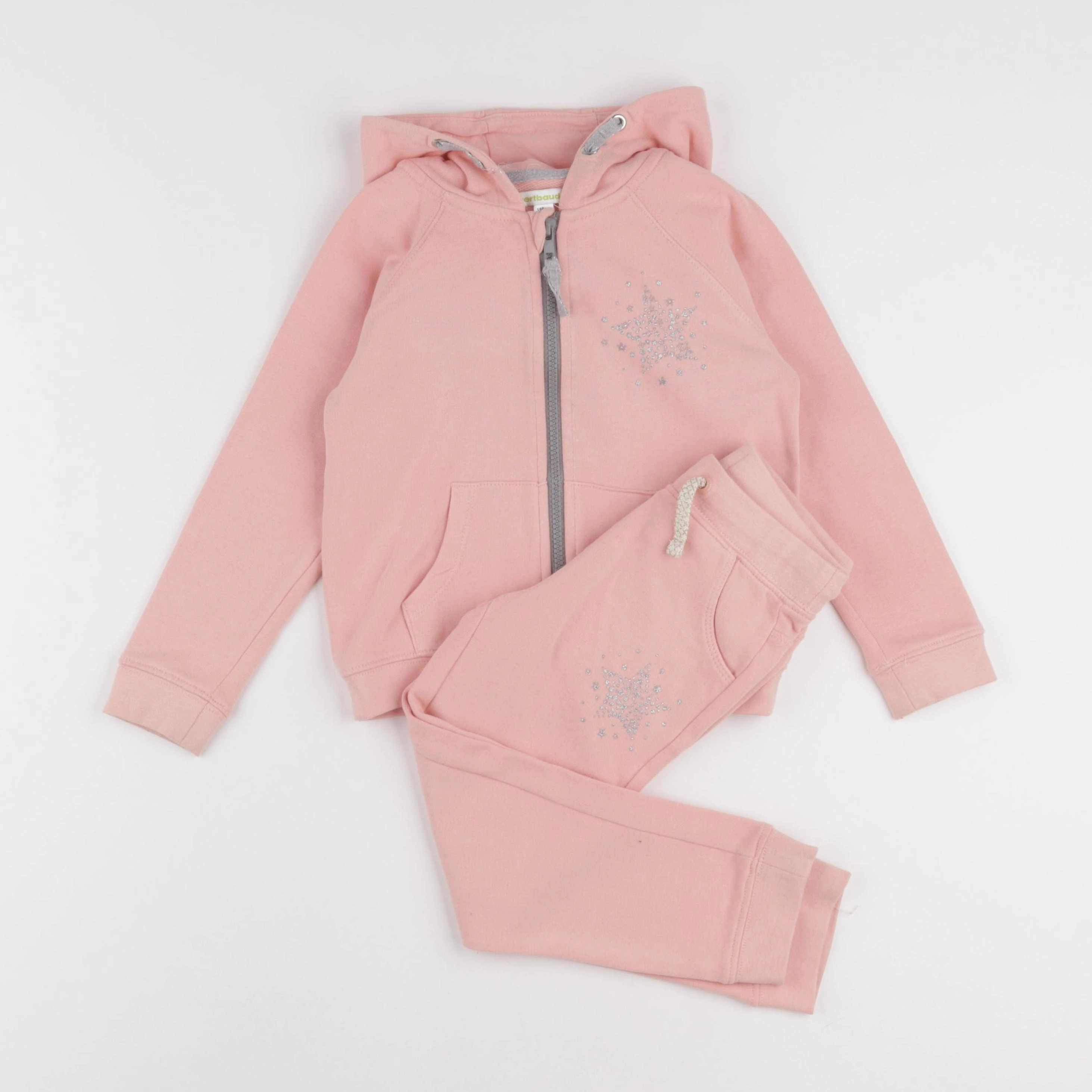 Vertbaudet - ensemble rose - 5 ans