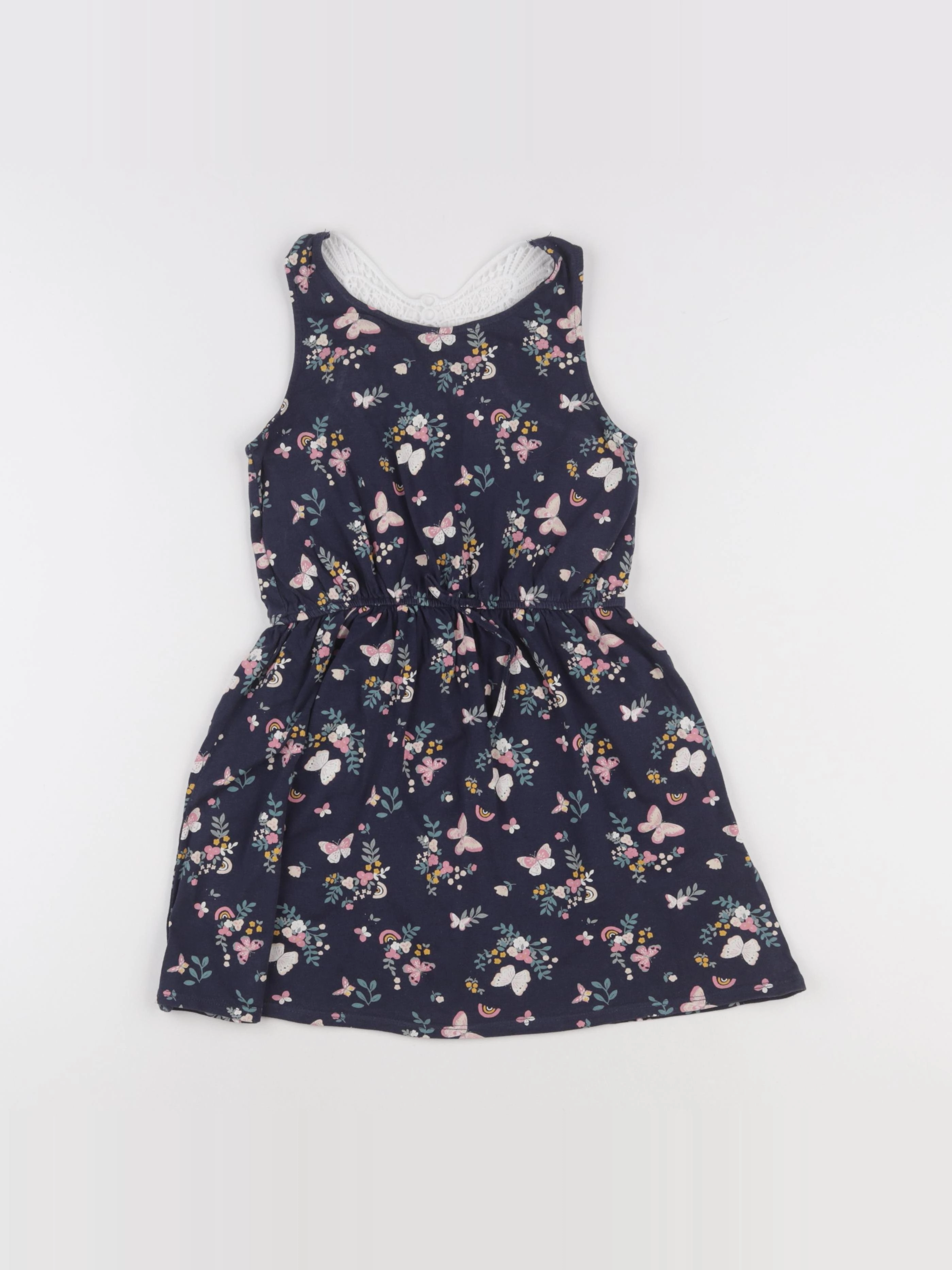 Vertbaudet - robe multicolore - 6 ans