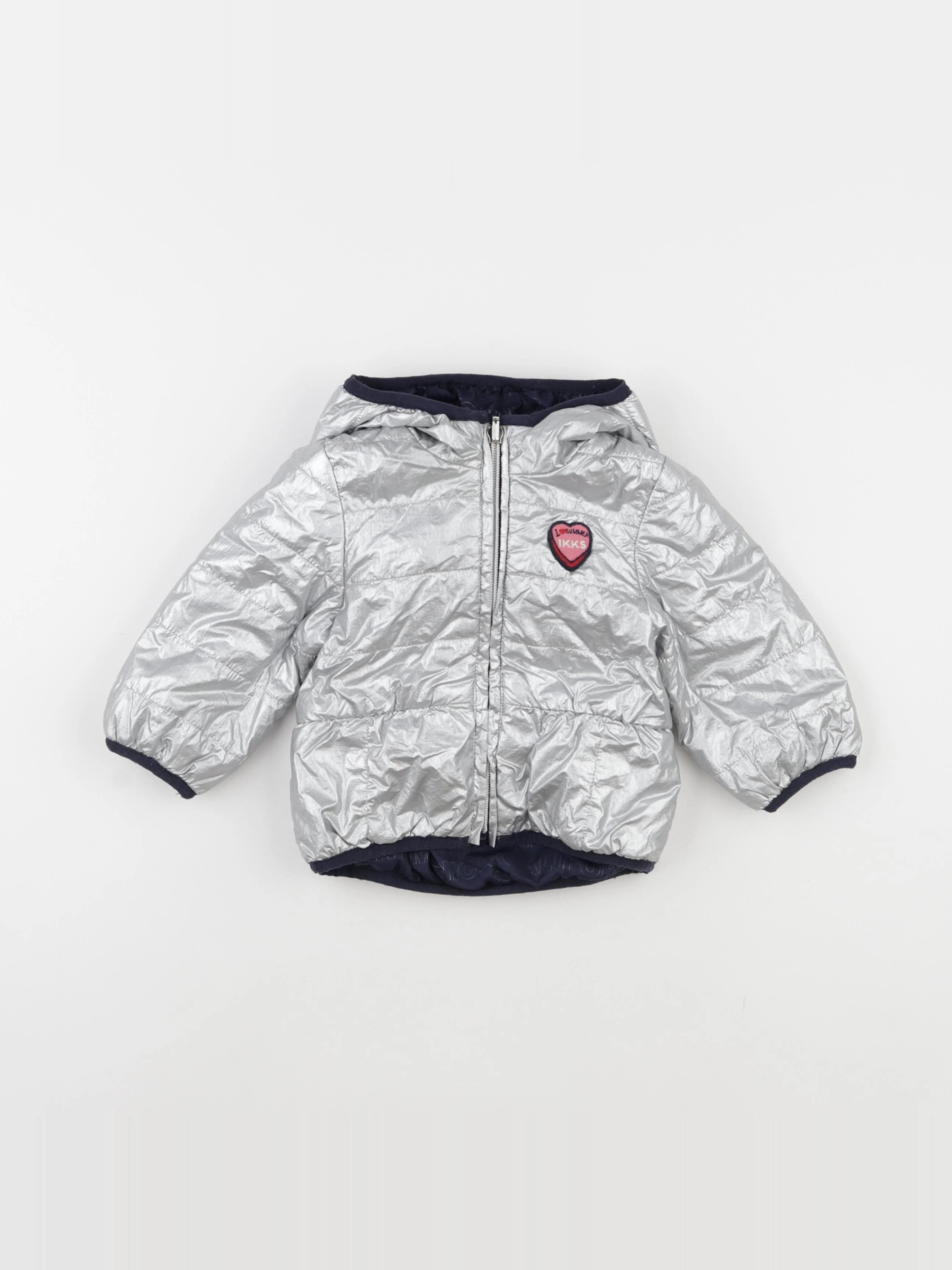 IKKS - doudoune gris - 6 mois