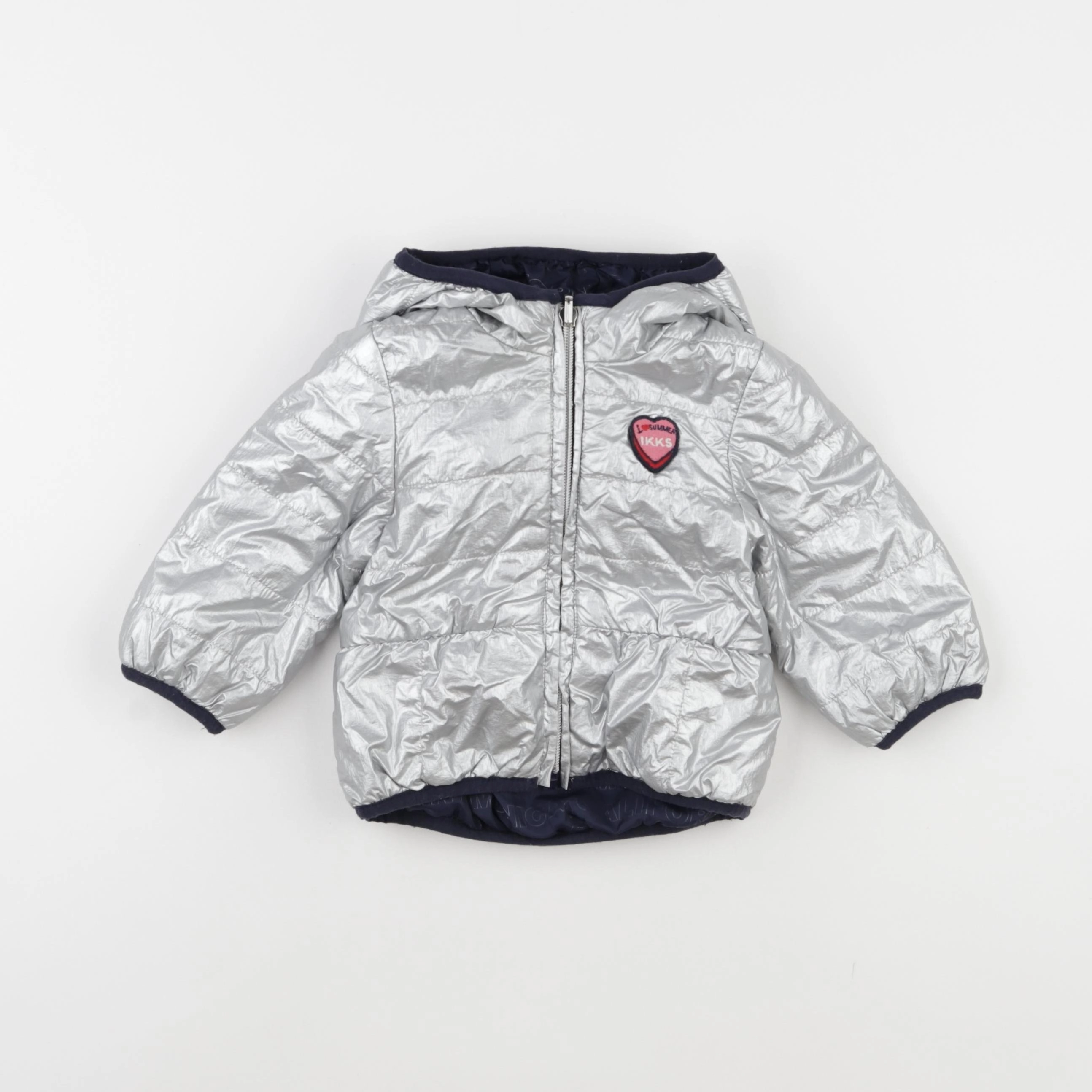IKKS - doudoune gris - 6 mois