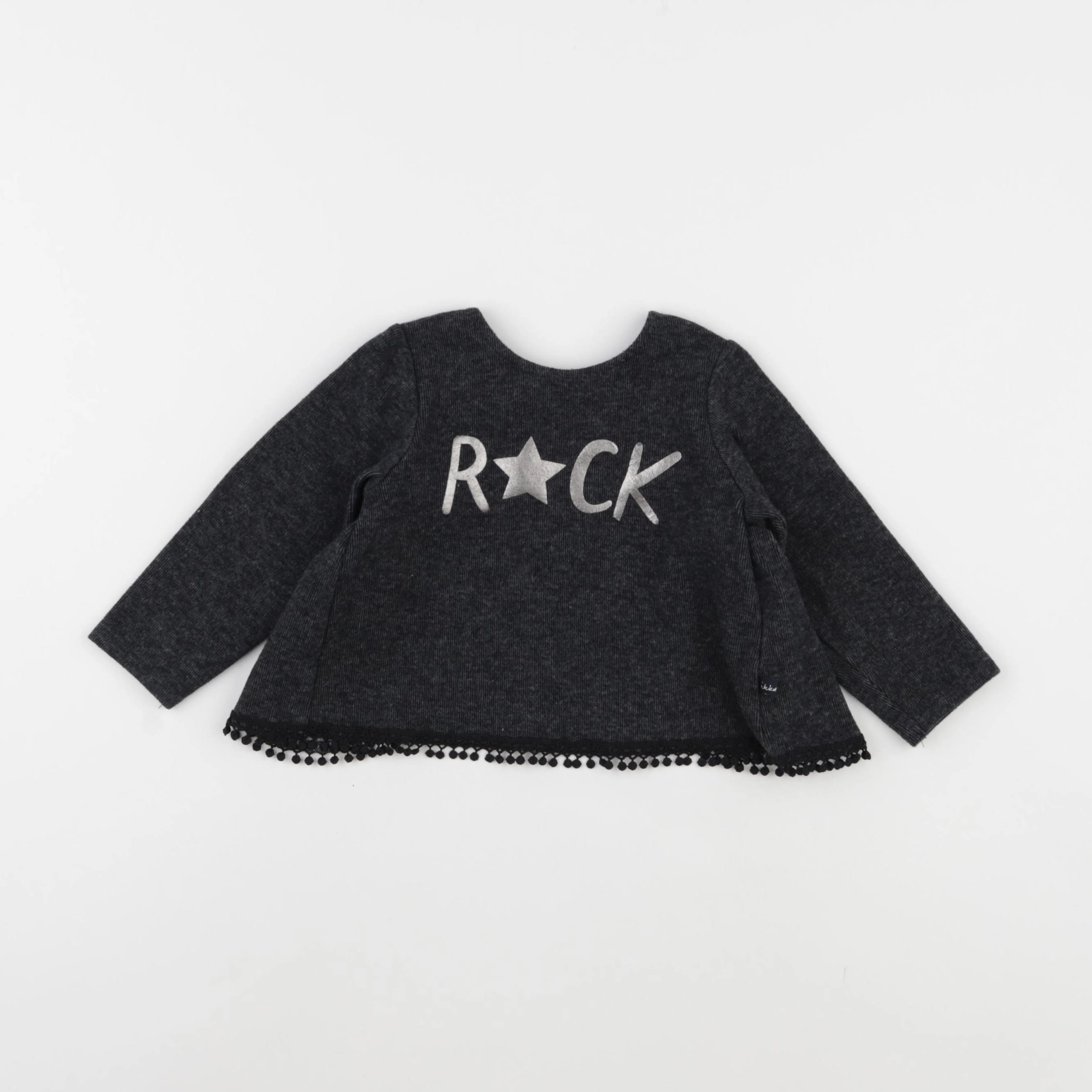 IKKS - sweat noir - 18 mois