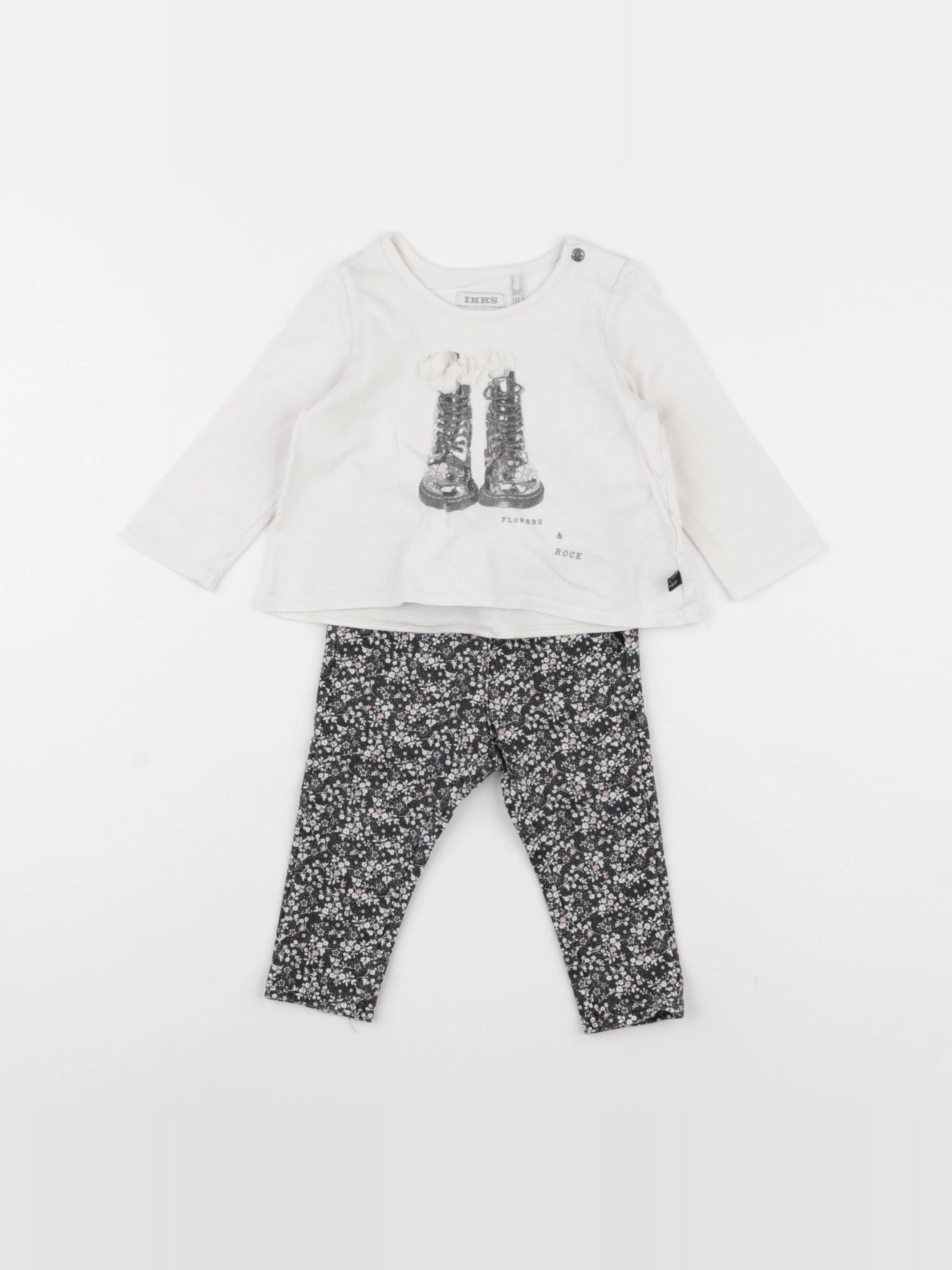 IKKS - ensemble beige - 6 mois