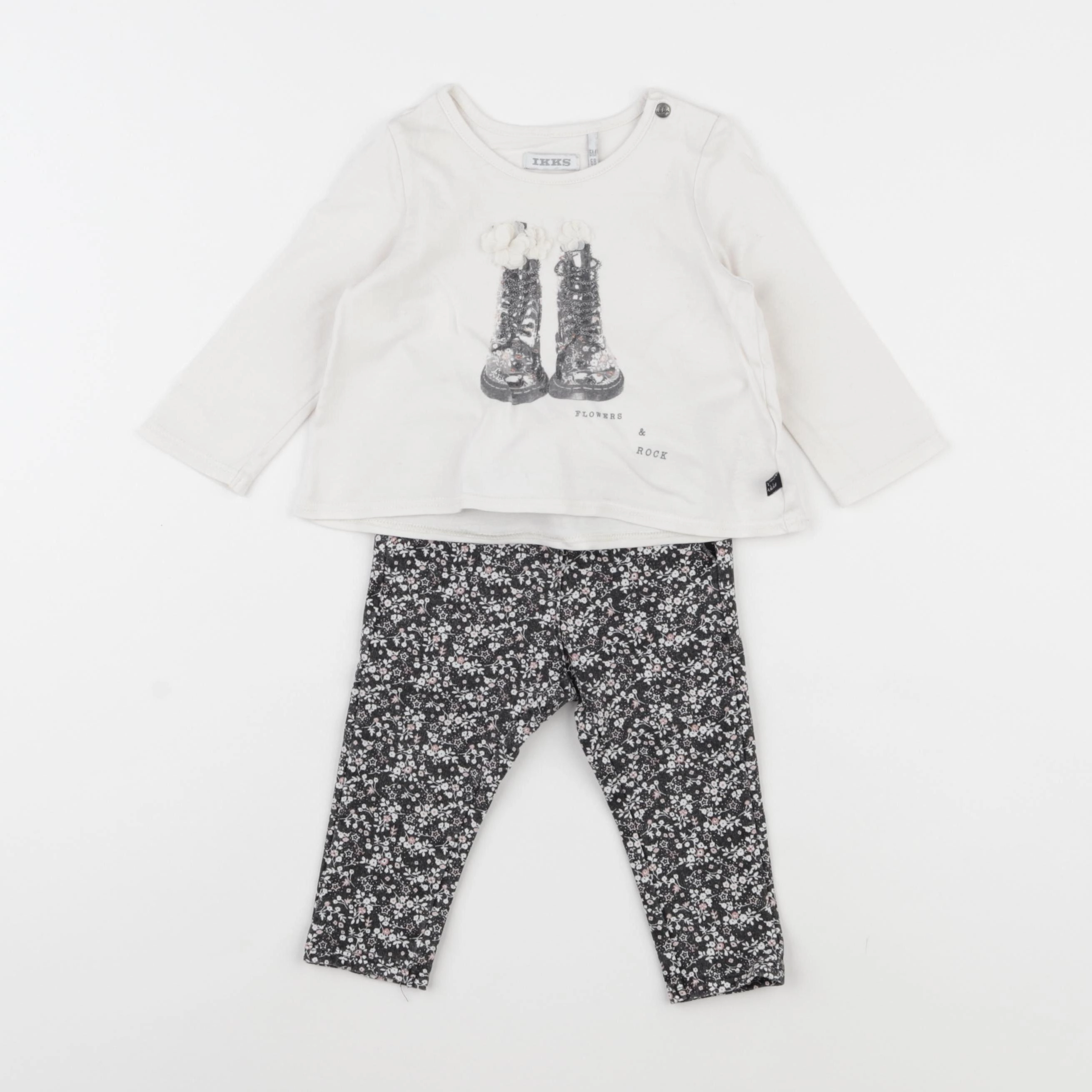 IKKS - ensemble beige - 6 mois
