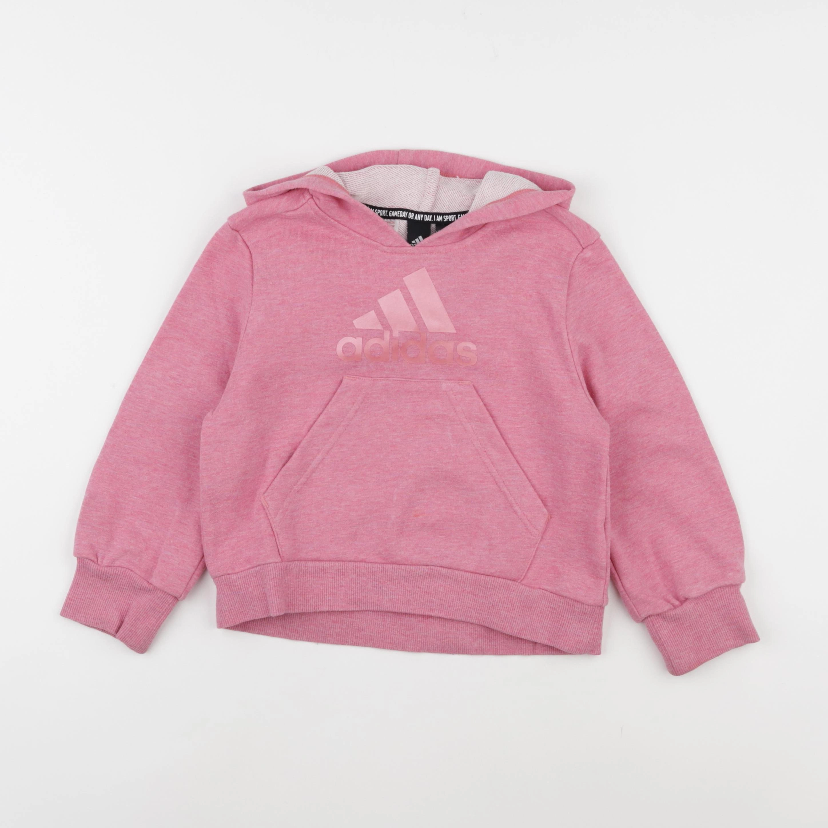 Adidas - sweat rose - 5/6 ans