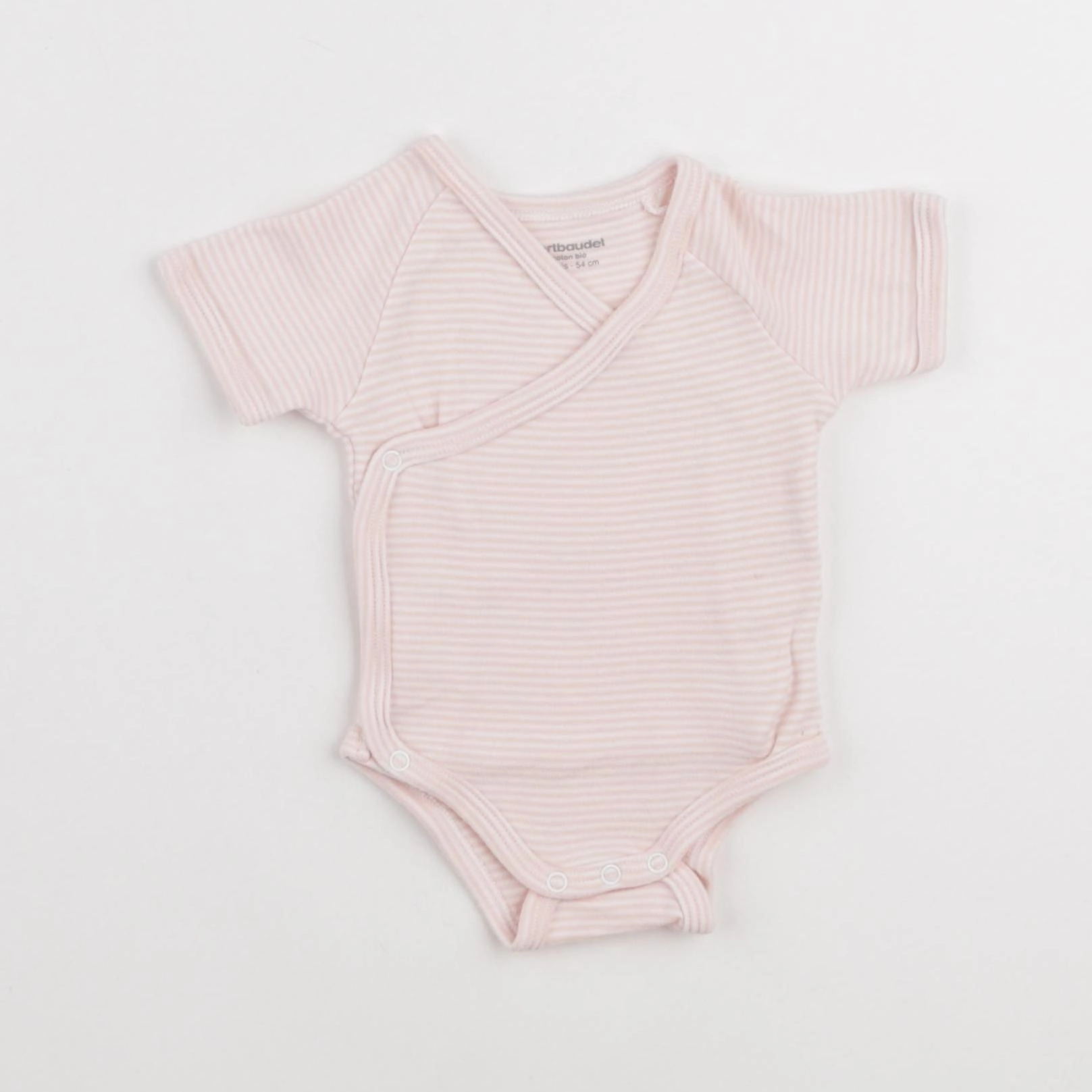 Vertbaudet - body rose - 1 mois