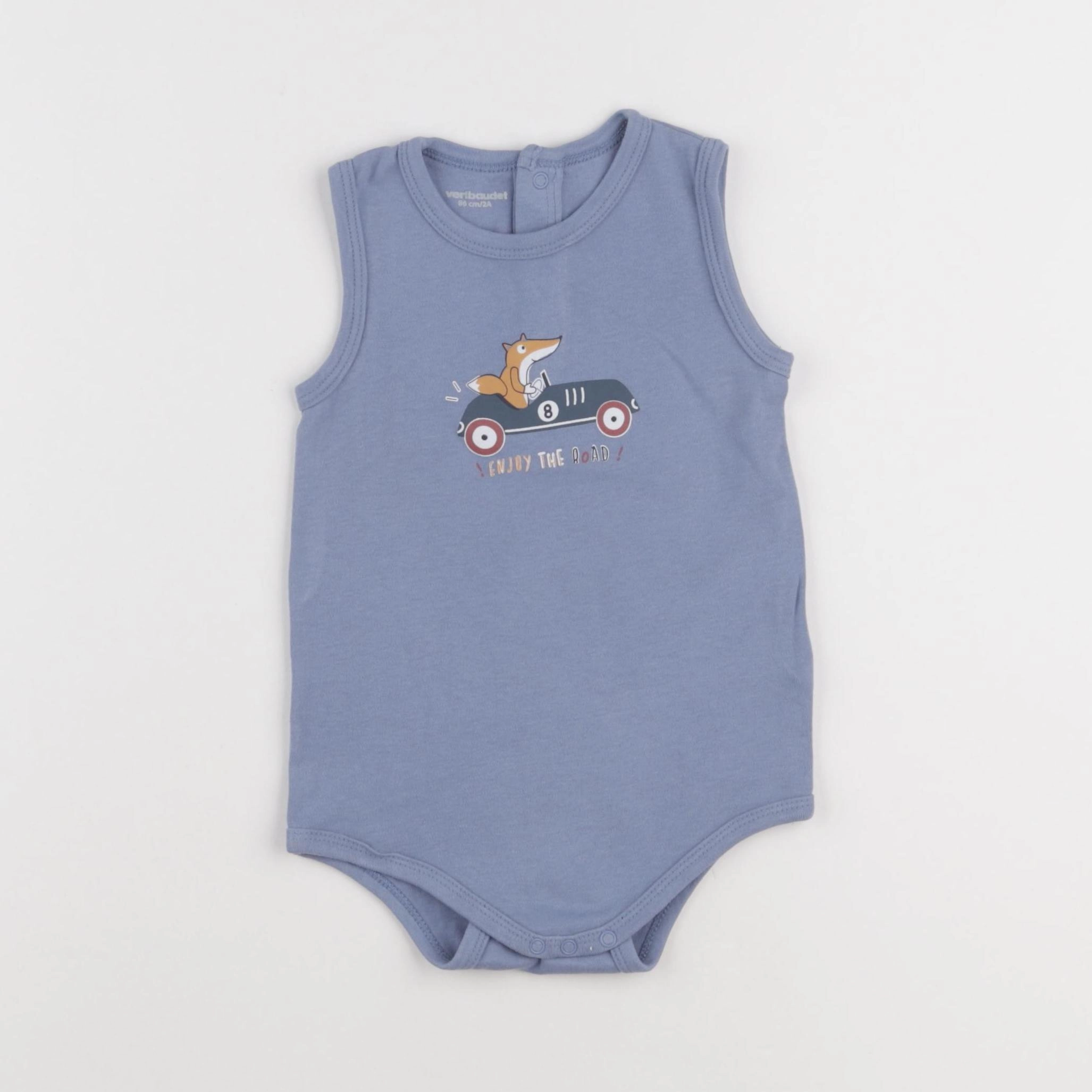 Vertbaudet - body bleu - 2 ans