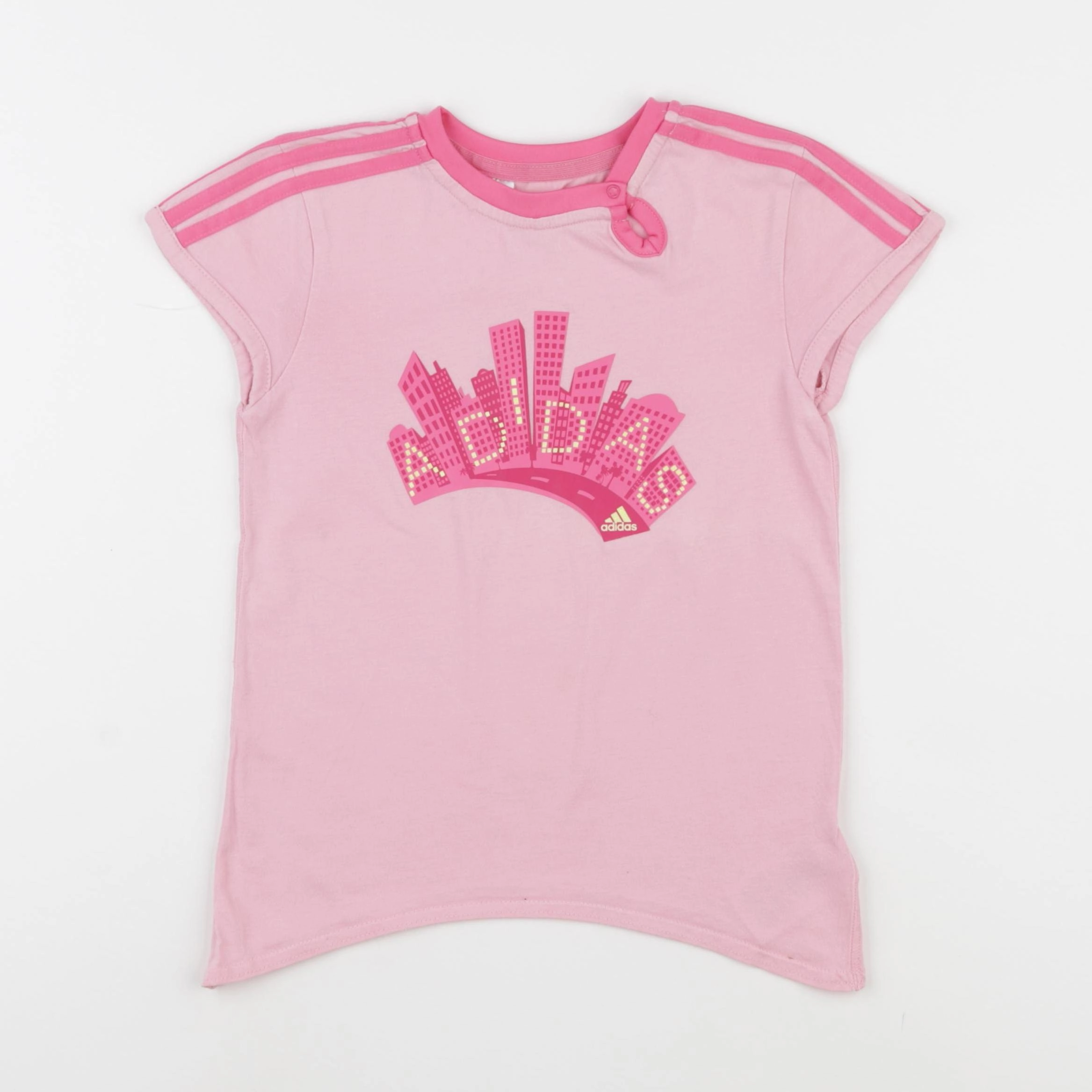 Adidas - tee-shirt rose - 3/4 ans