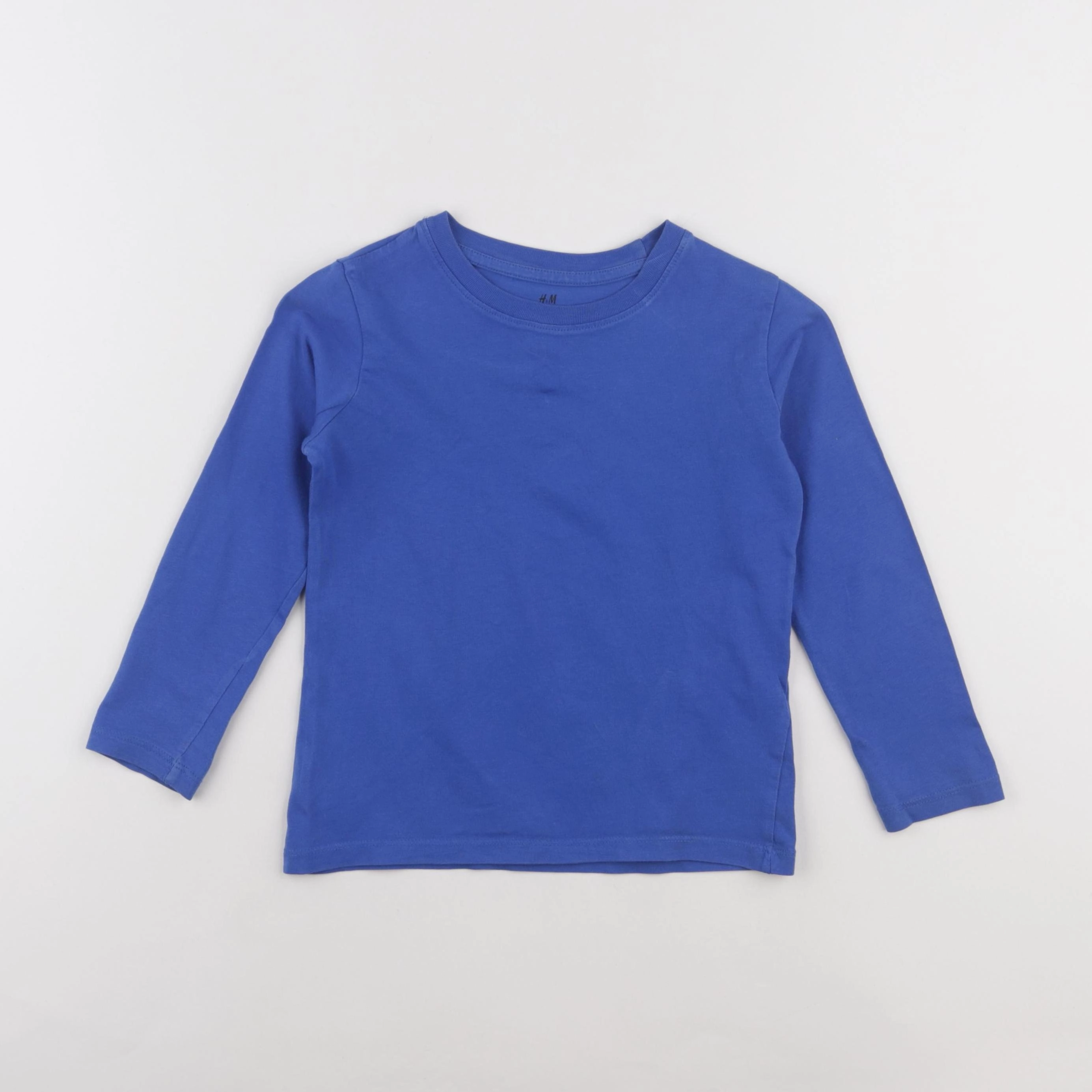 H&M - tee-shirt bleu - 4/6 ans