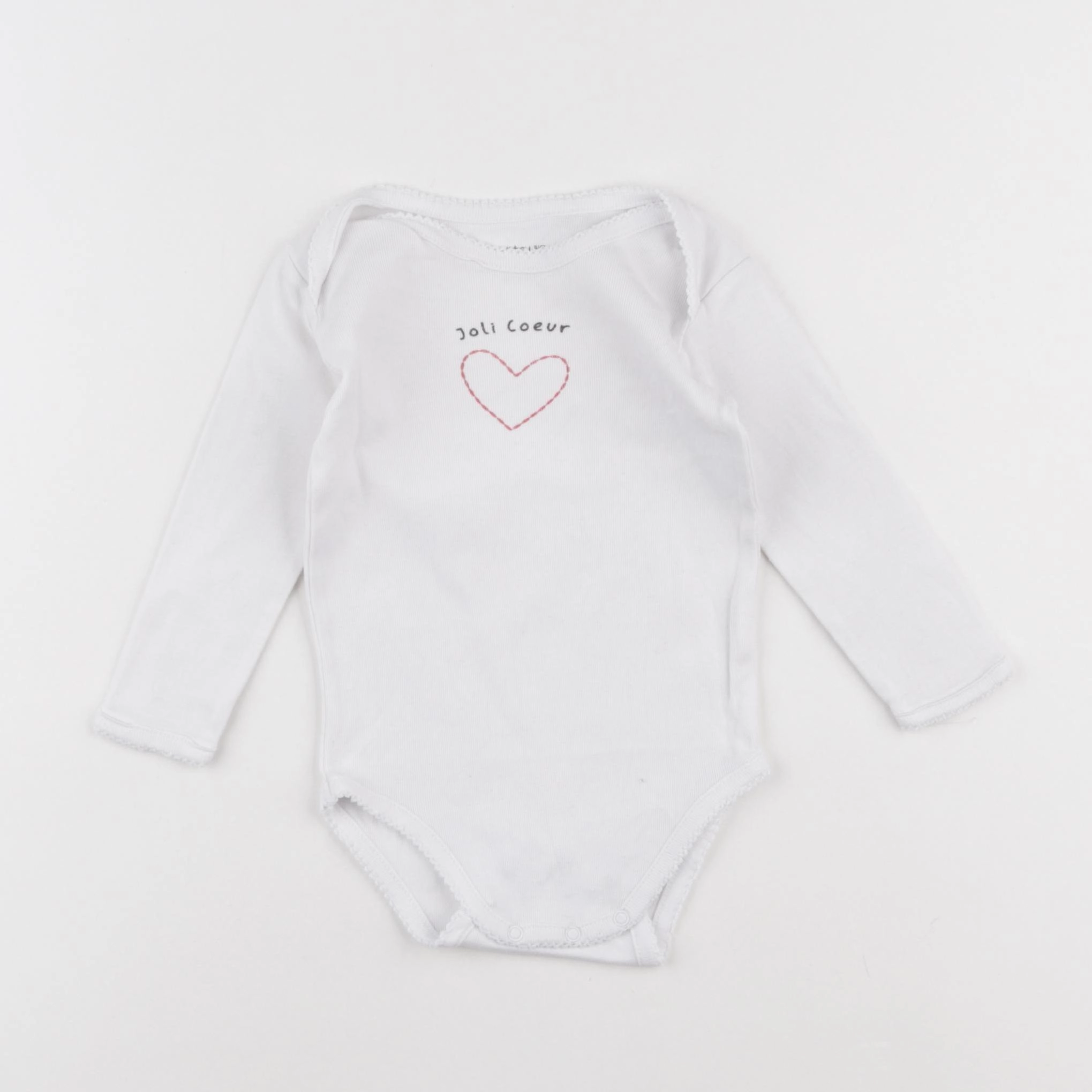 Boutchou - body blanc - 12 mois