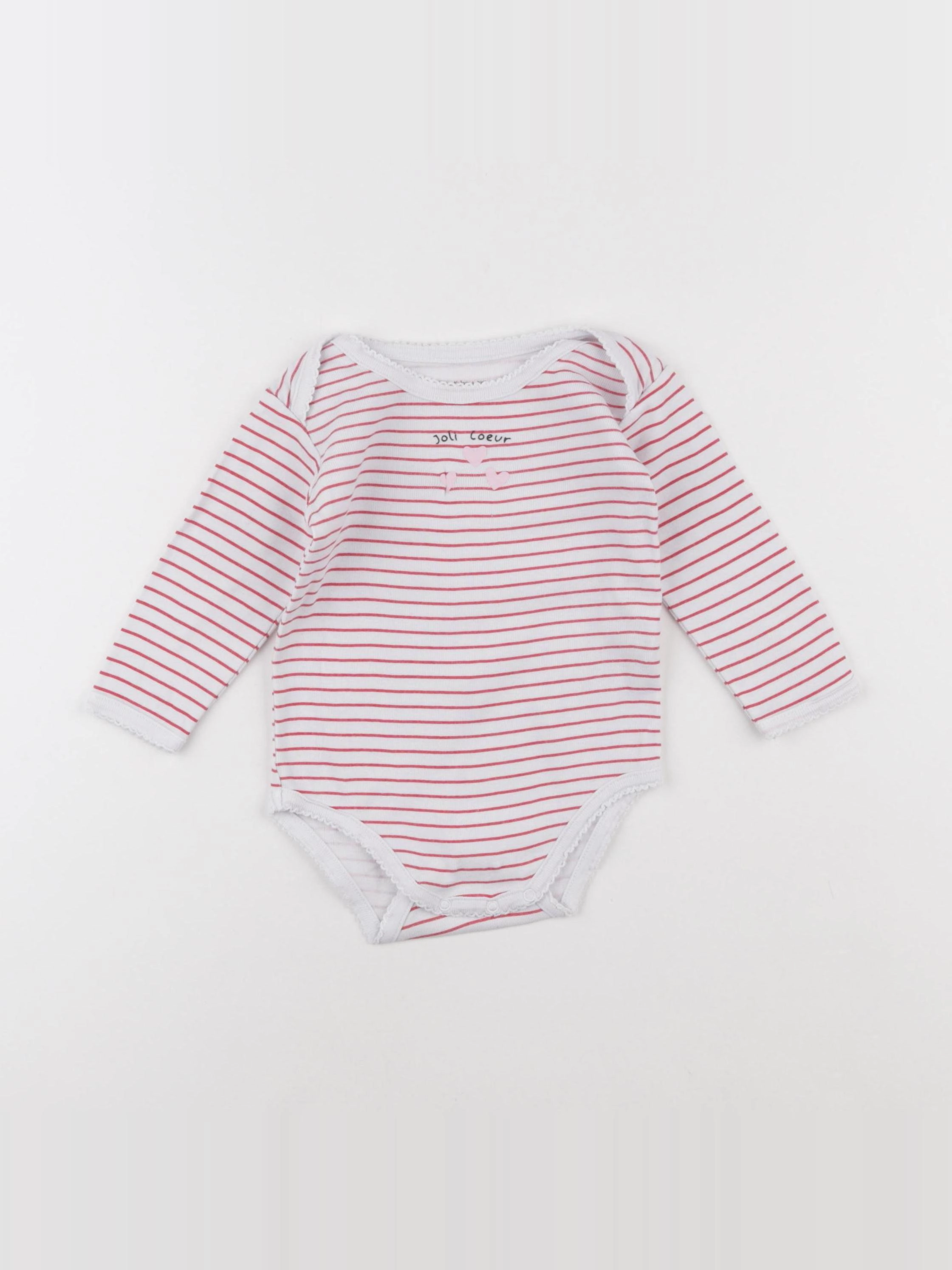 Boutchou - body rouge - 12 mois