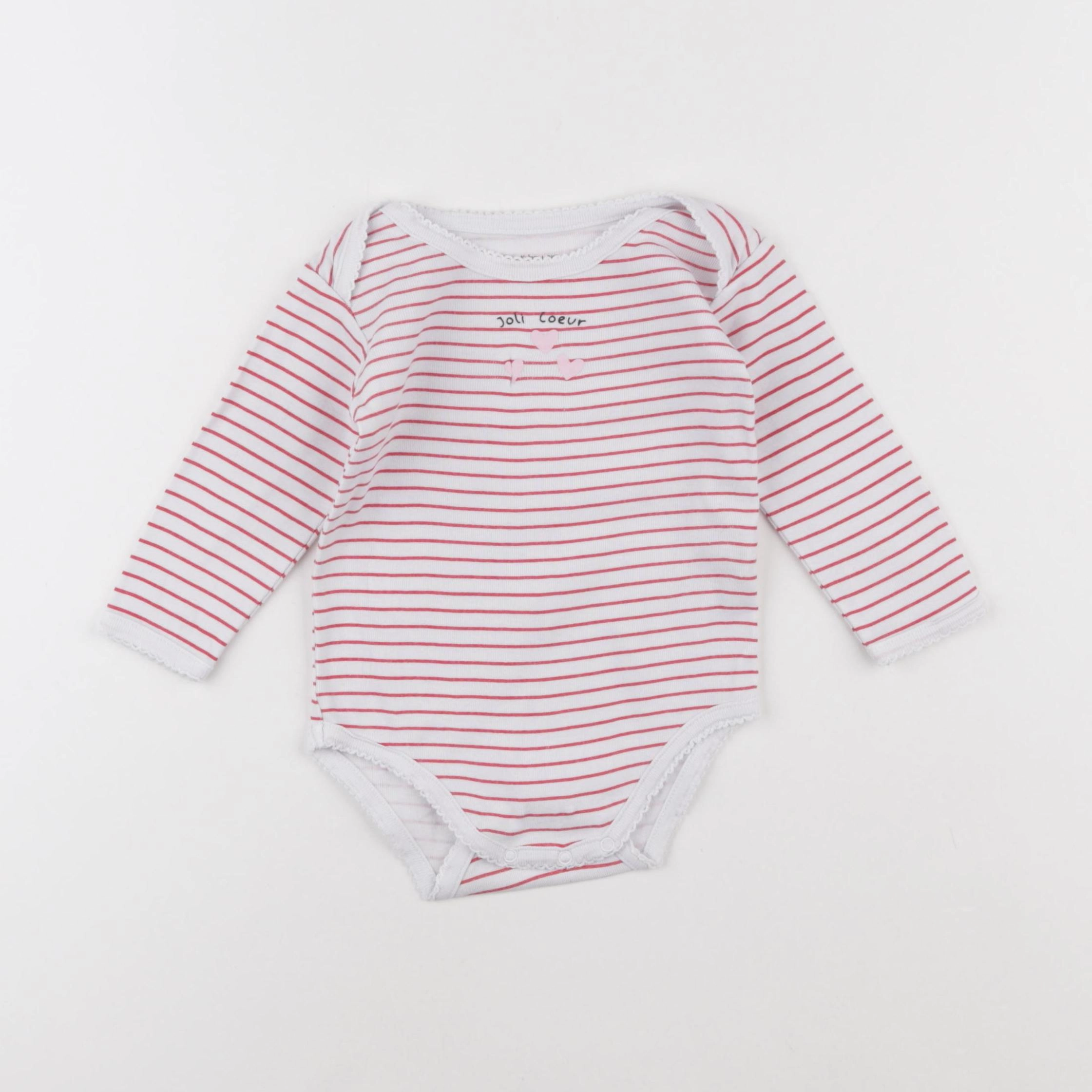 Boutchou - body rouge - 12 mois