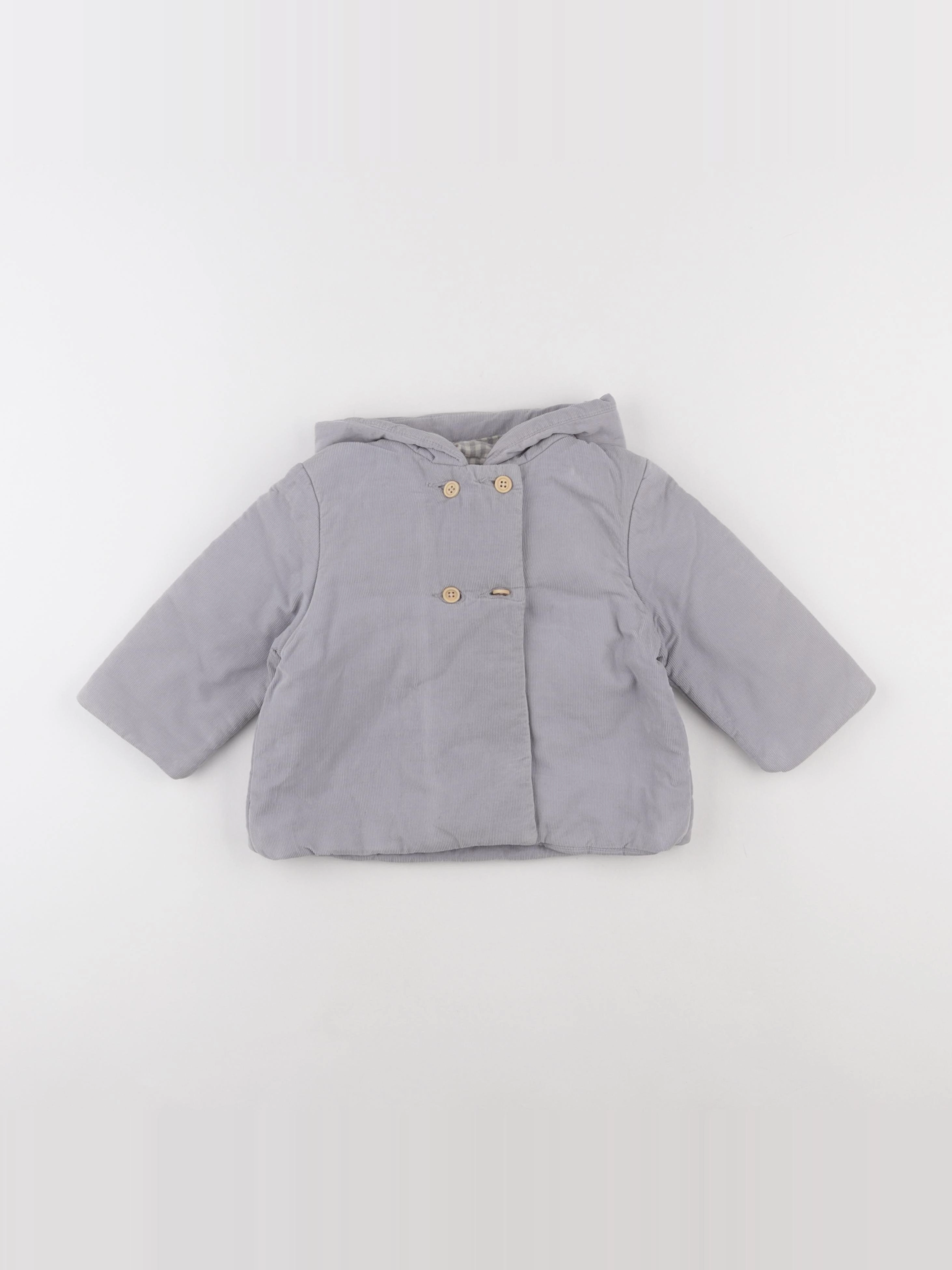 Cyrillus - manteau gris - 12 mois