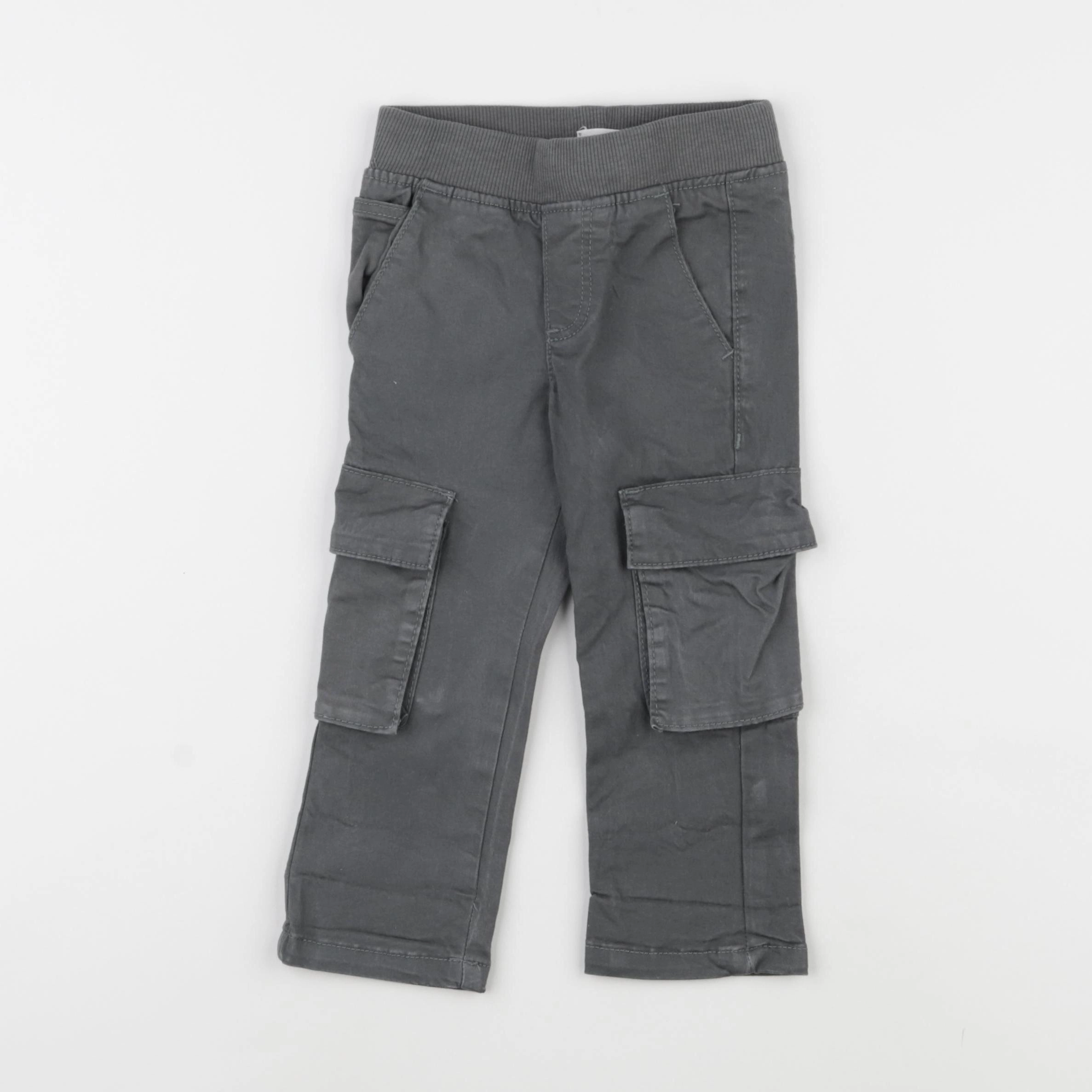Vertbaudet - pantalon gris - 2 ans