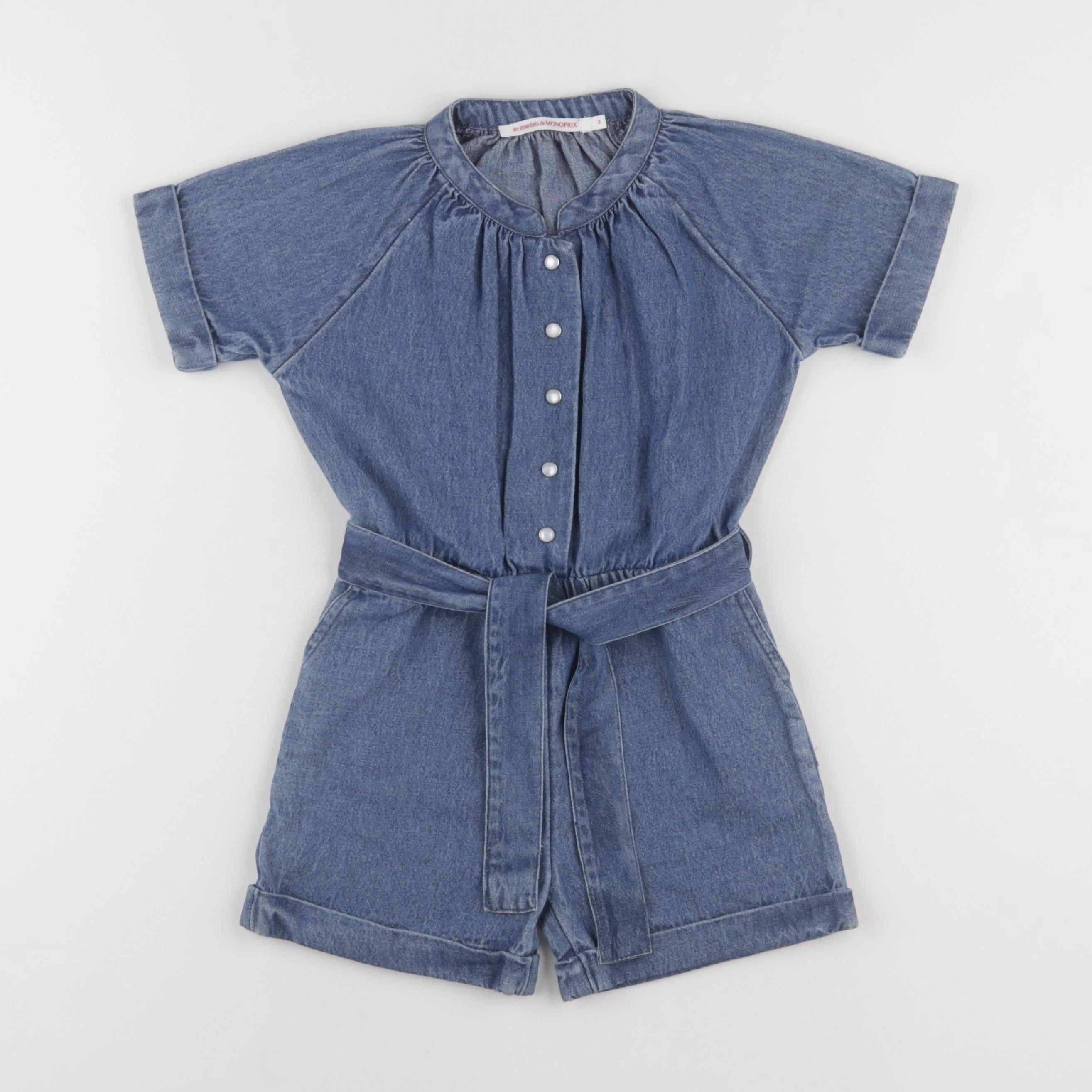 Monoprix - combinaison bleu - 3 ans
