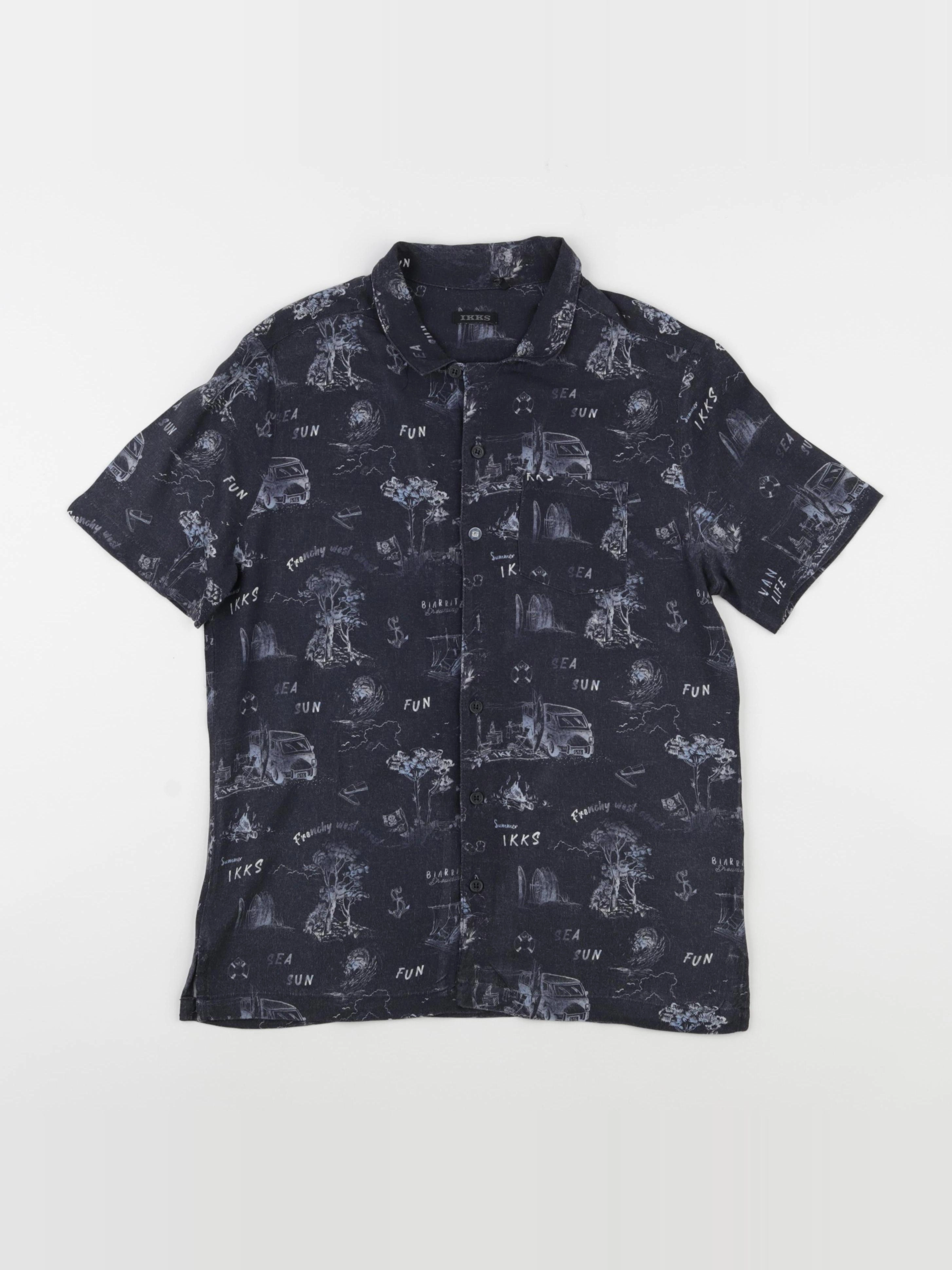 IKKS - chemise gris - 10 ans