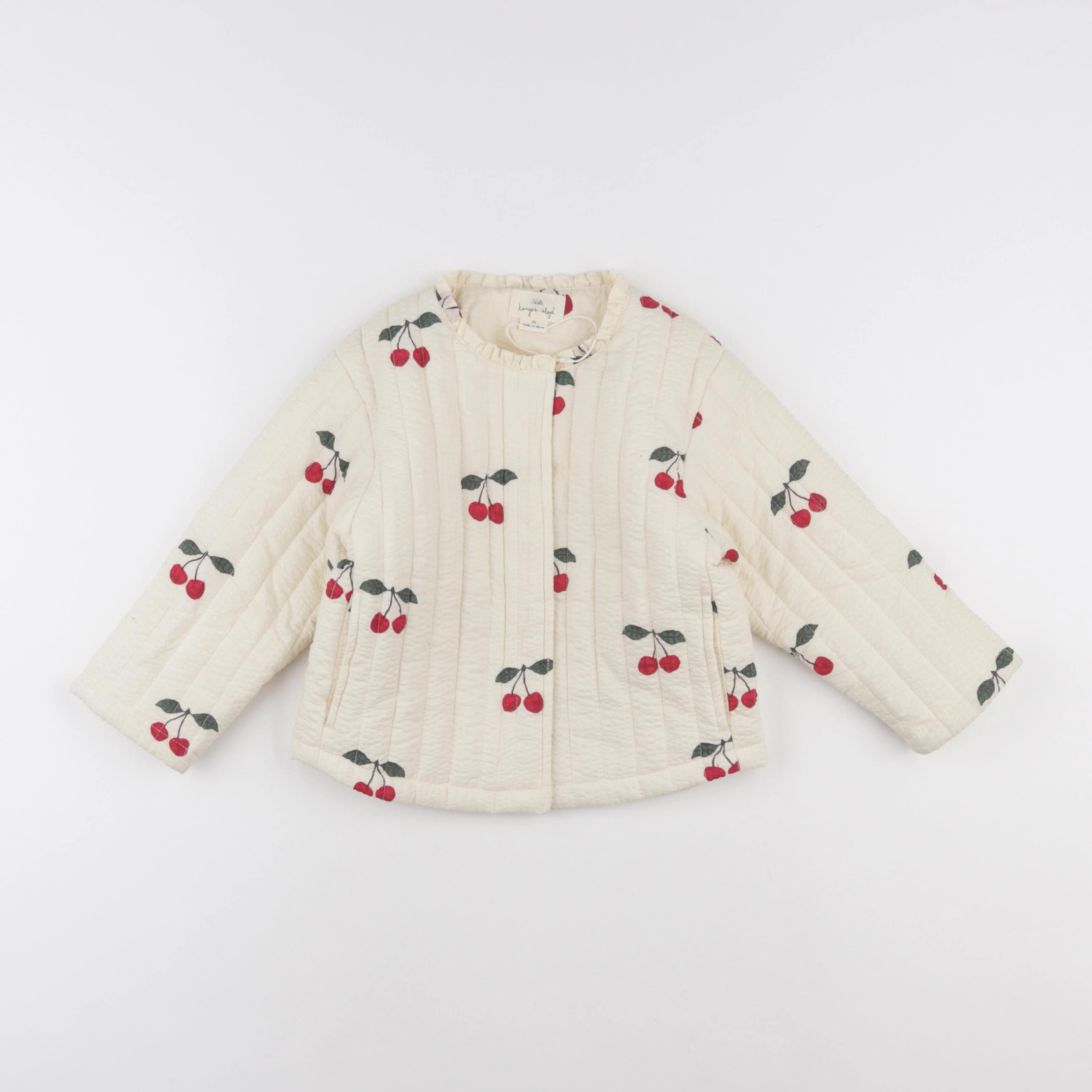 Konges slojd - veste beige, rouge - 3 ans