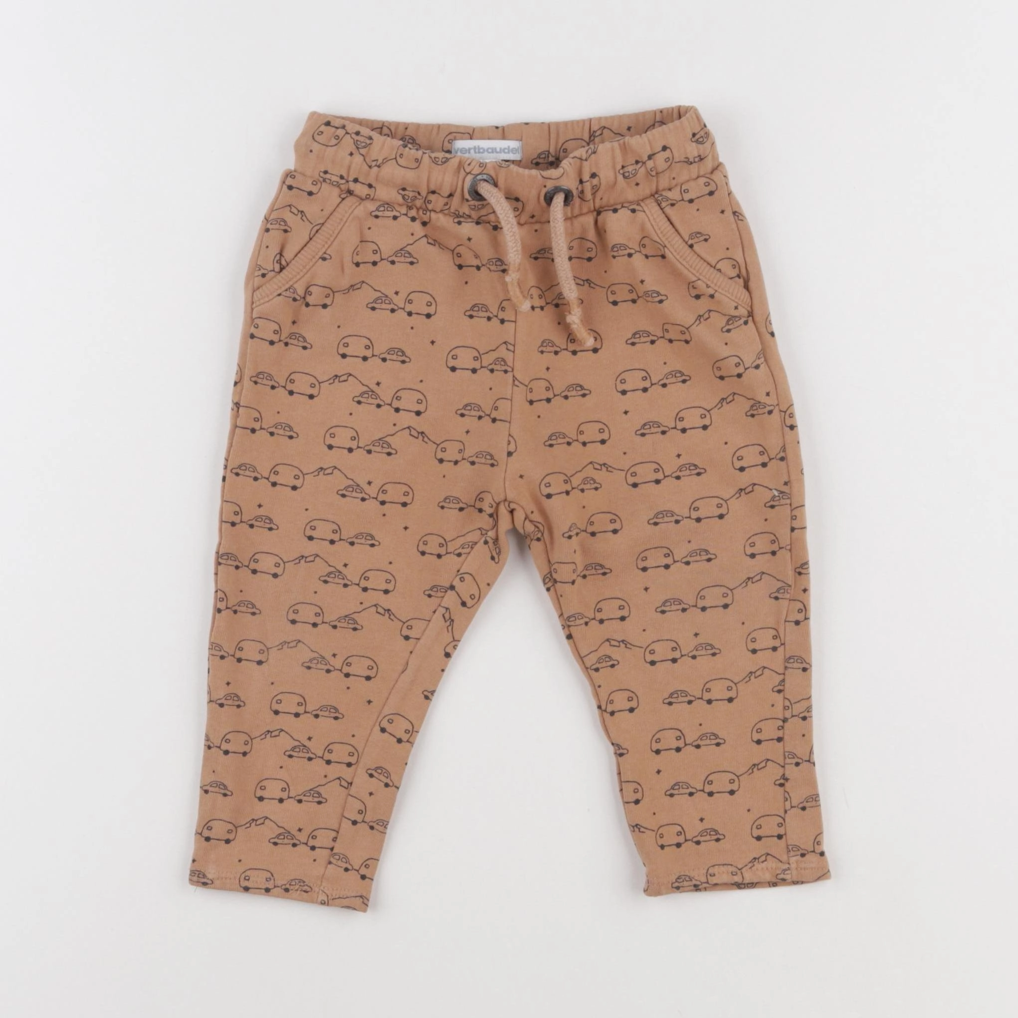 Vertbaudet - jogging marron - 18 mois