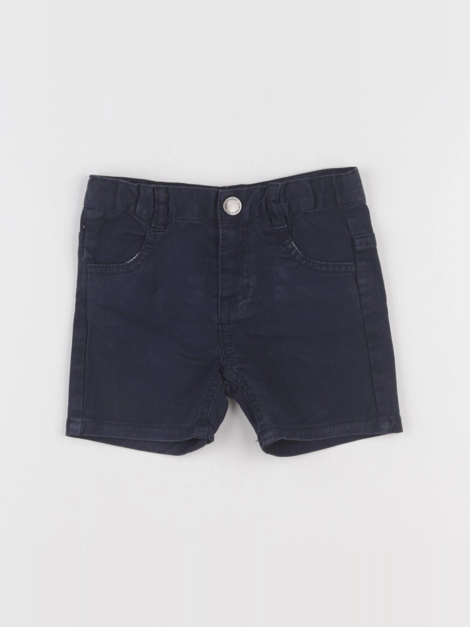 Vertbaudet - short bleu - 12 mois