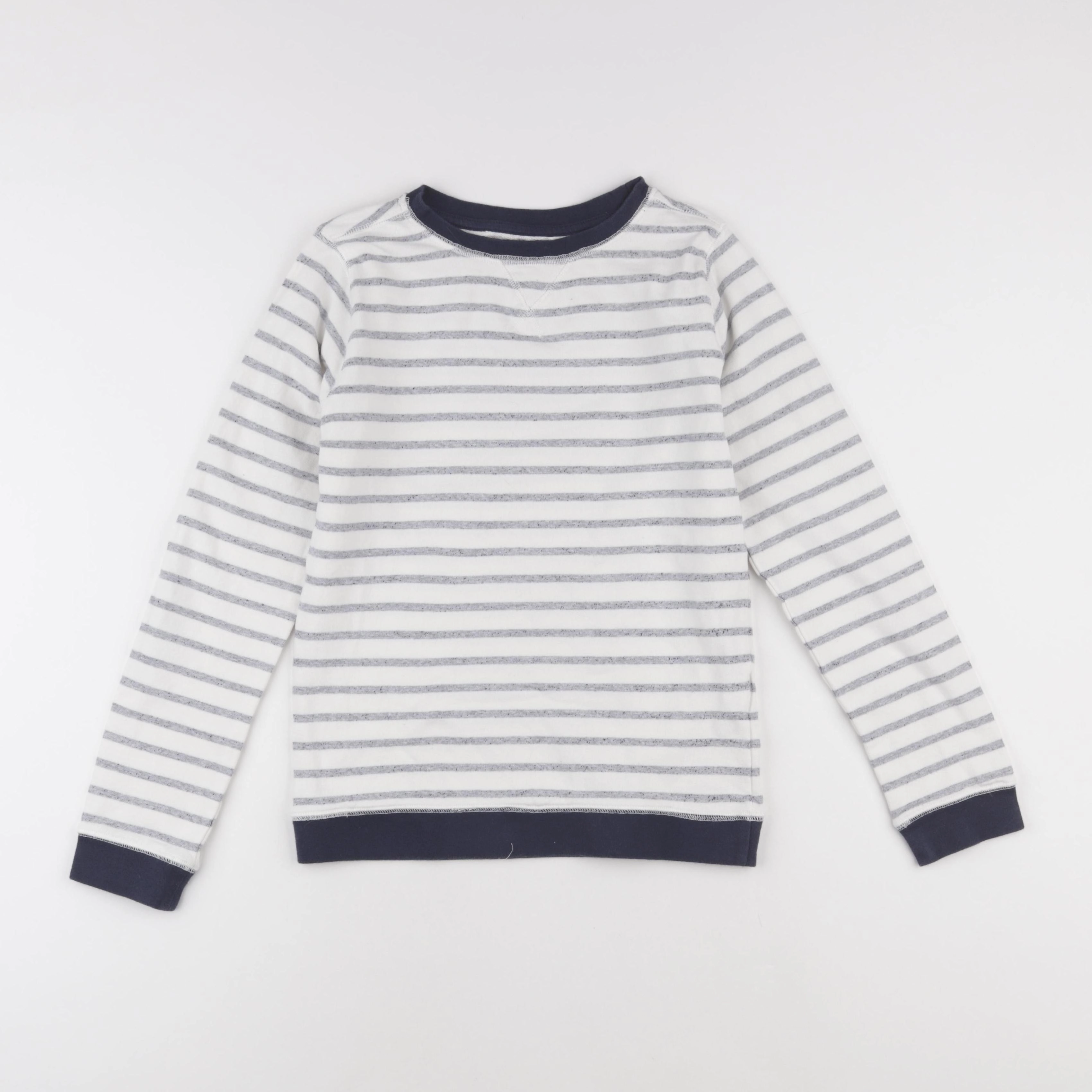 Monoprix - tee-shirt blanc, bleu - 12 ans