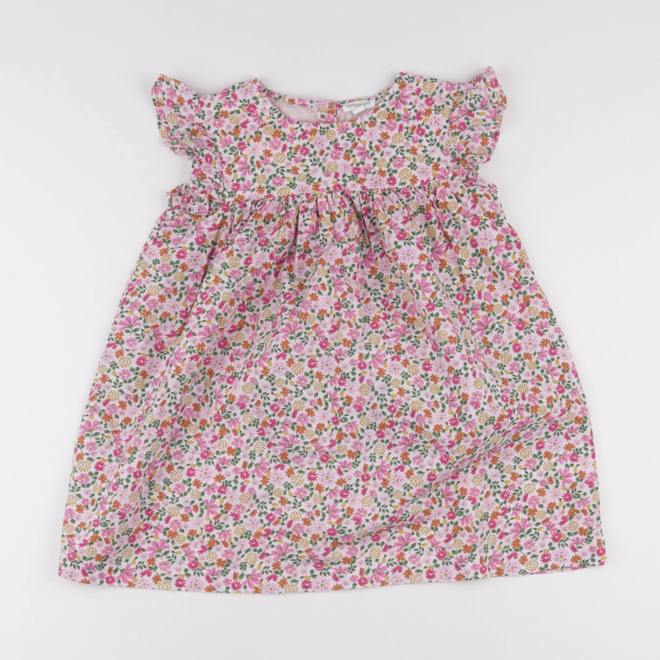 Vertbaudet - robe multicolore - 5 ans