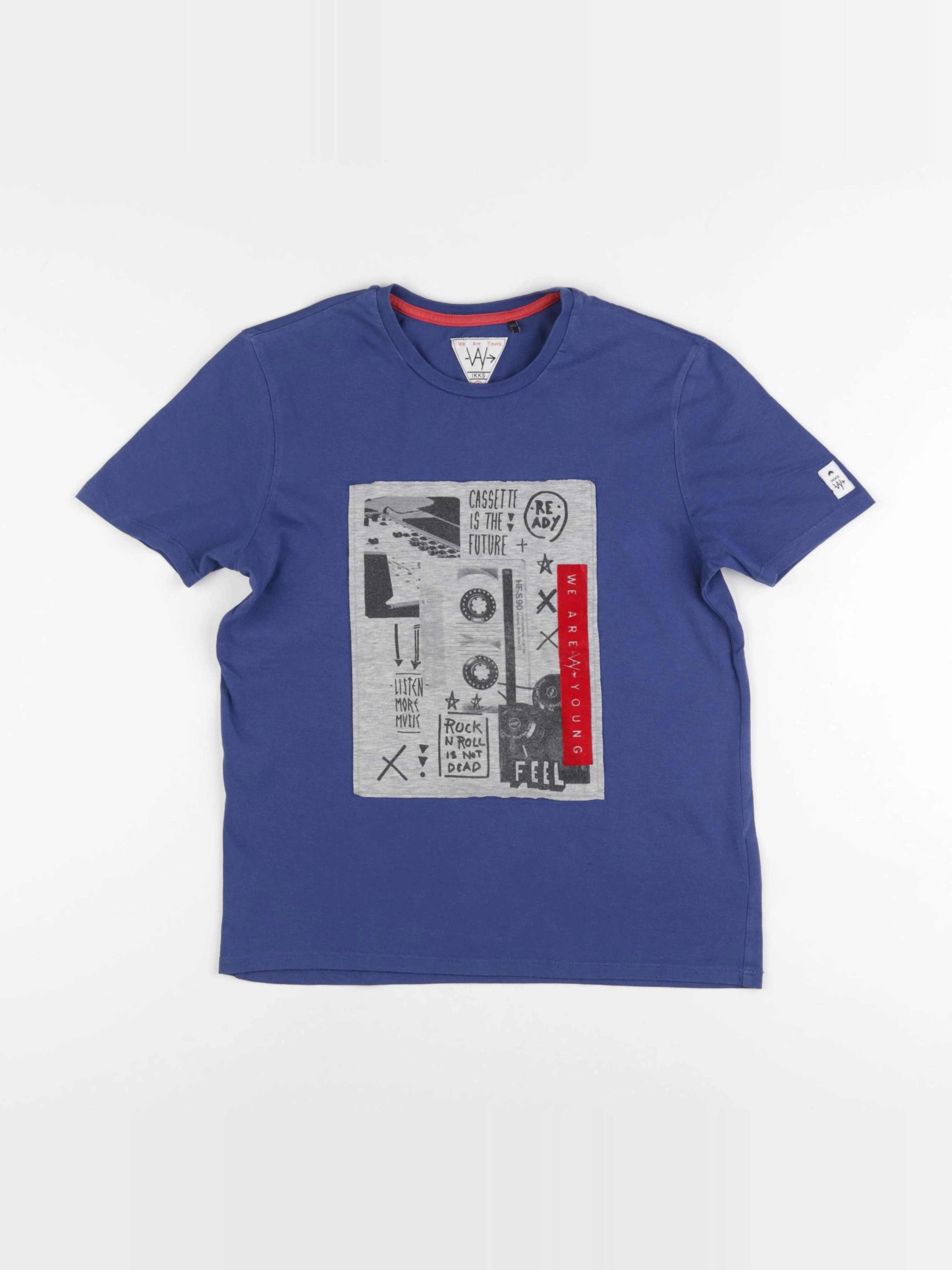 IKKS - tee-shirt bleu - 12 ans