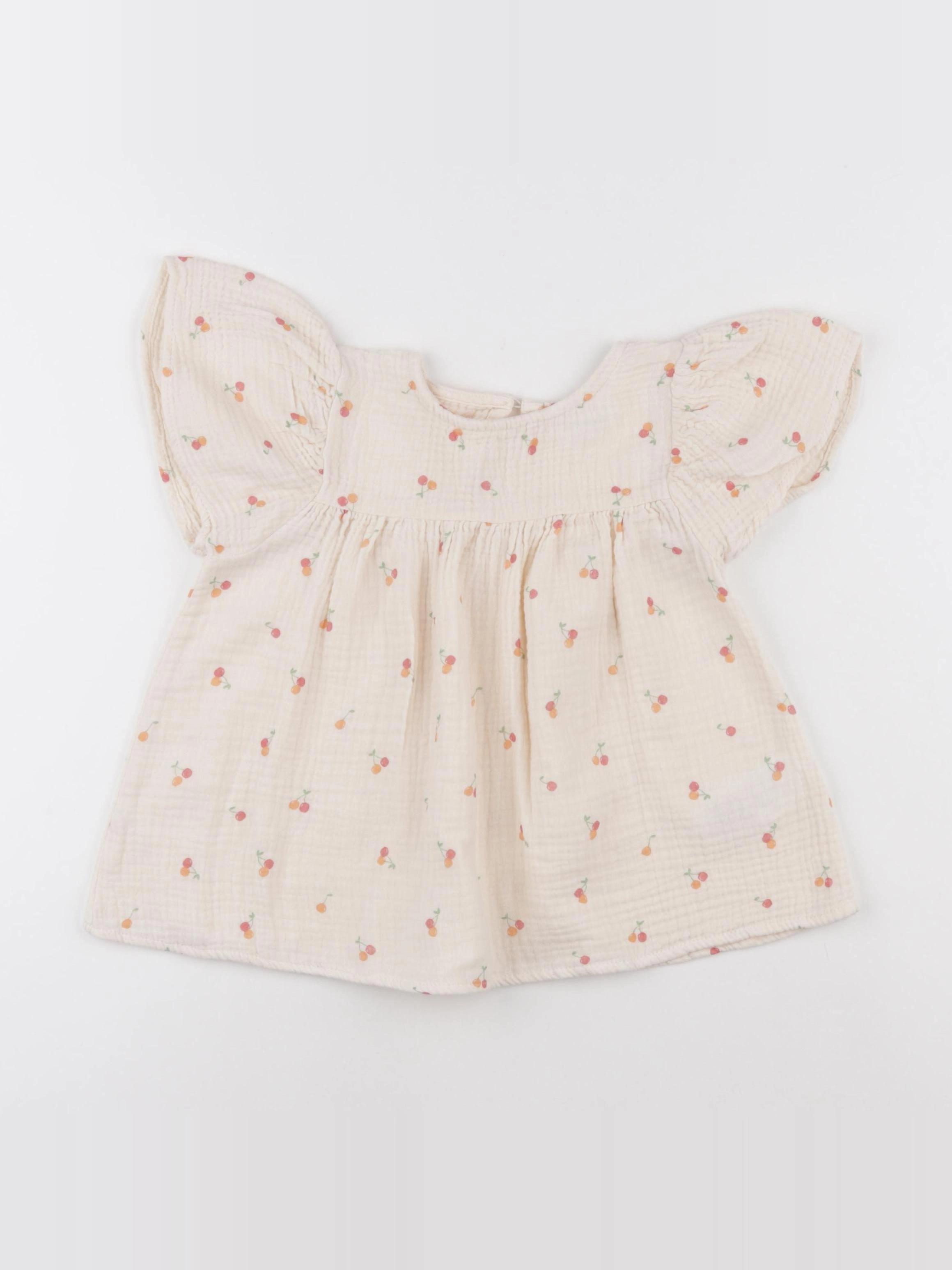 Vertbaudet - blouse beige - 6 ans