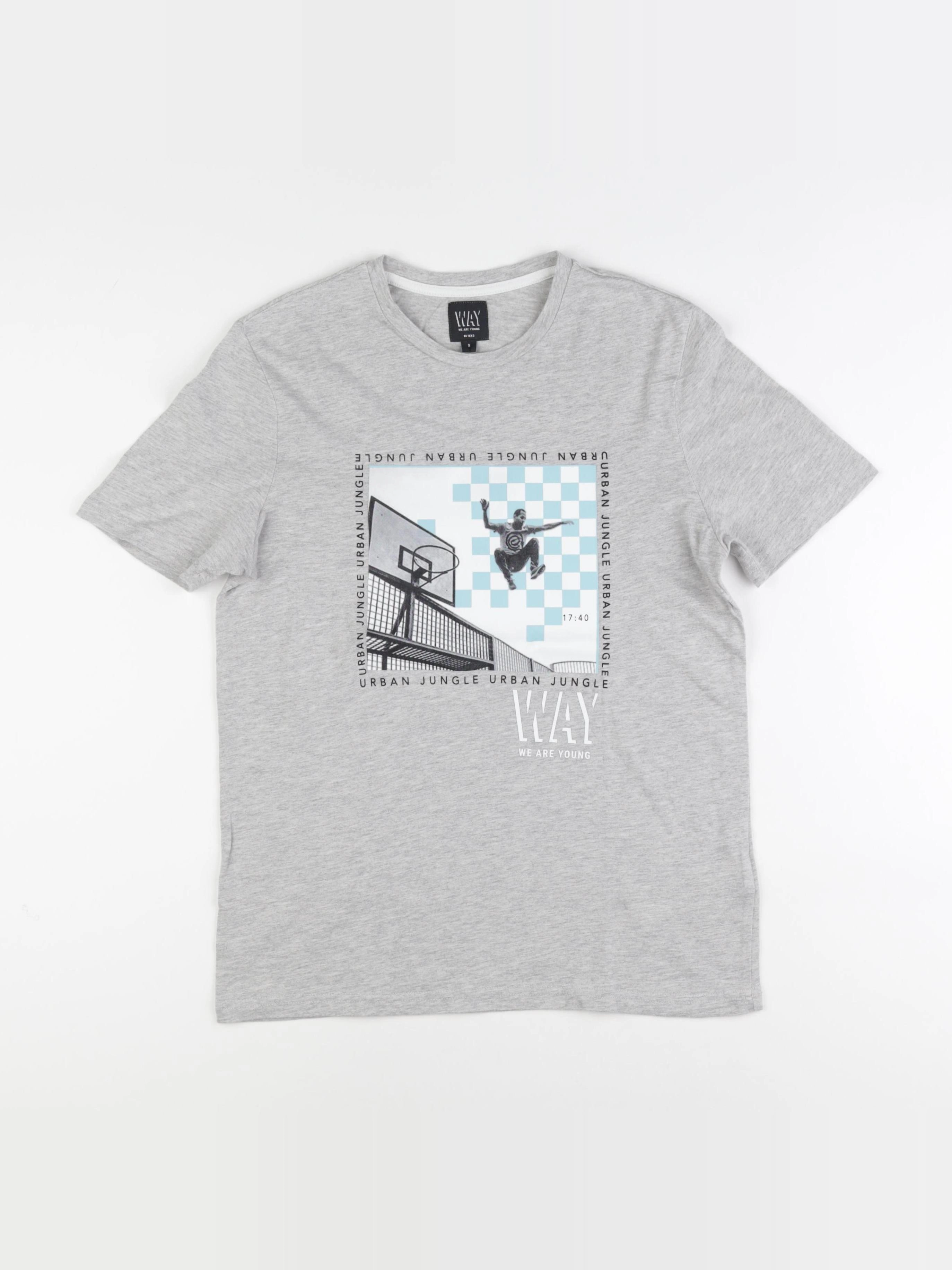 IKKS - tee-shirt gris - 14 ans