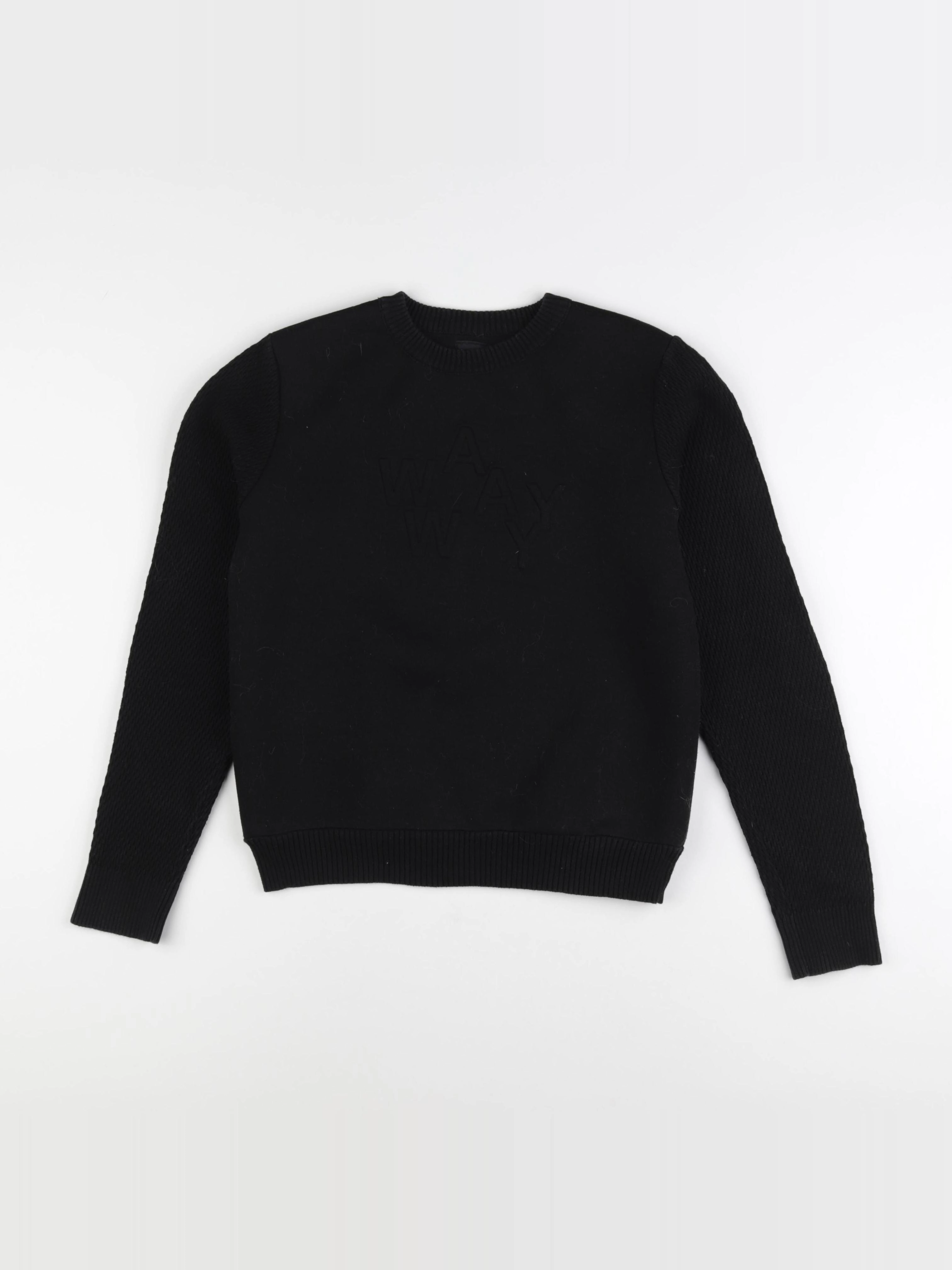 IKKS - sweat noir - 12 ans